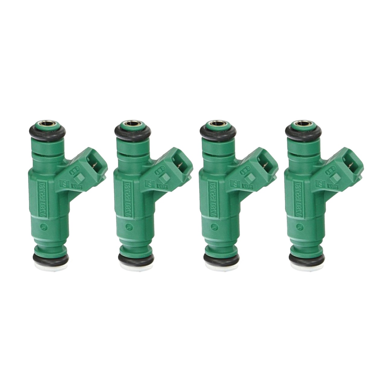 Kit 4 Inyectores De Combustible Volkswagen Gol 1.6 1.8 Polo 1.8 Saveiro 1.8 Caddy 1.6 Polo Classic 1.6 1.8 Quantum 1.8 Rgu Pro