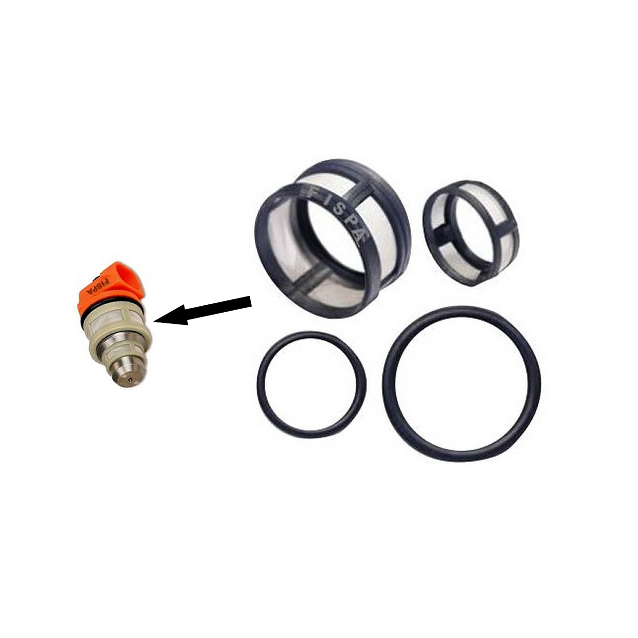 Kits De Filtros Y Orings Inyector Ford Orion Tela Metalica
