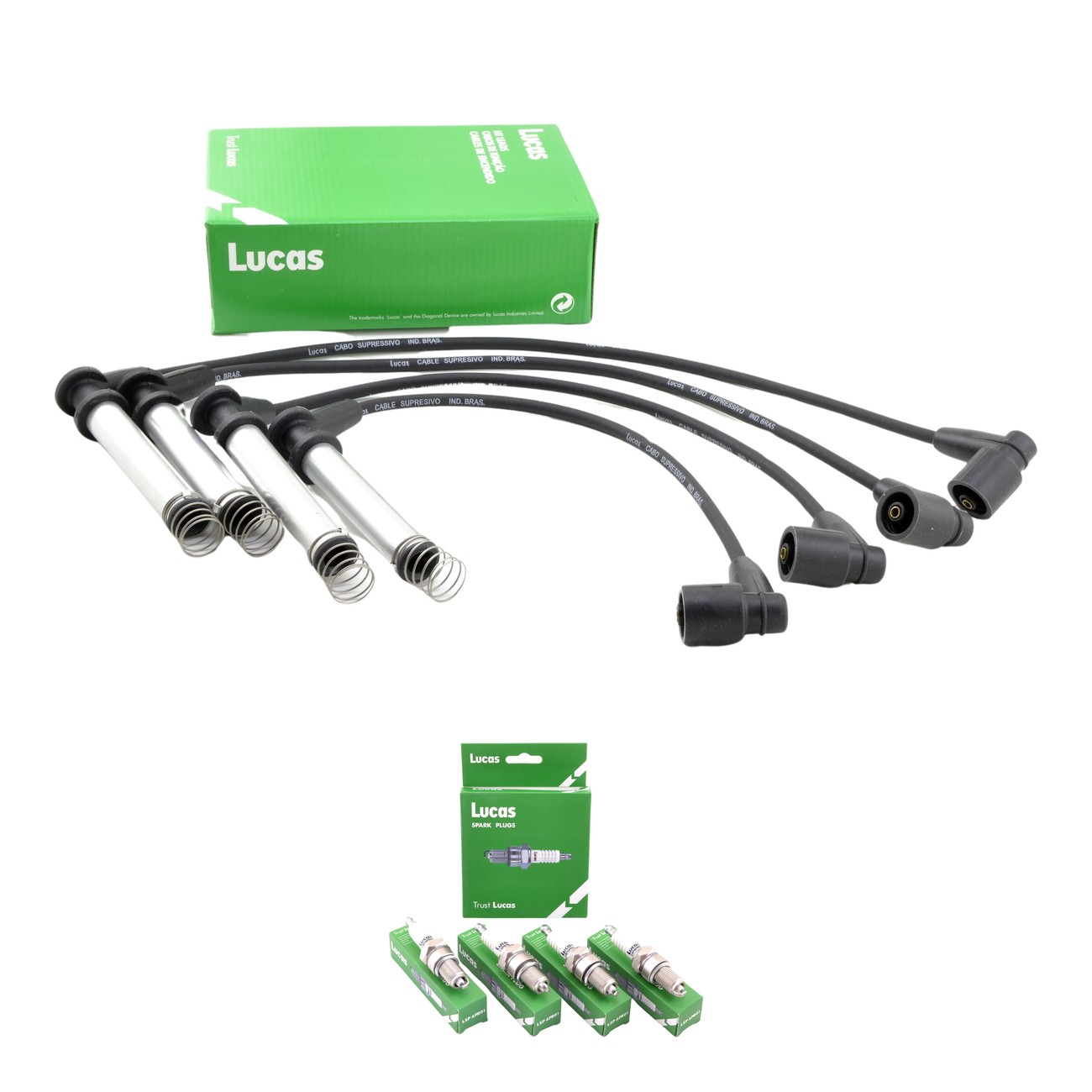 Kit Cables Y Bujias Lucas Silicona Chevrolet Astra 1.8 8v 2.0 8v