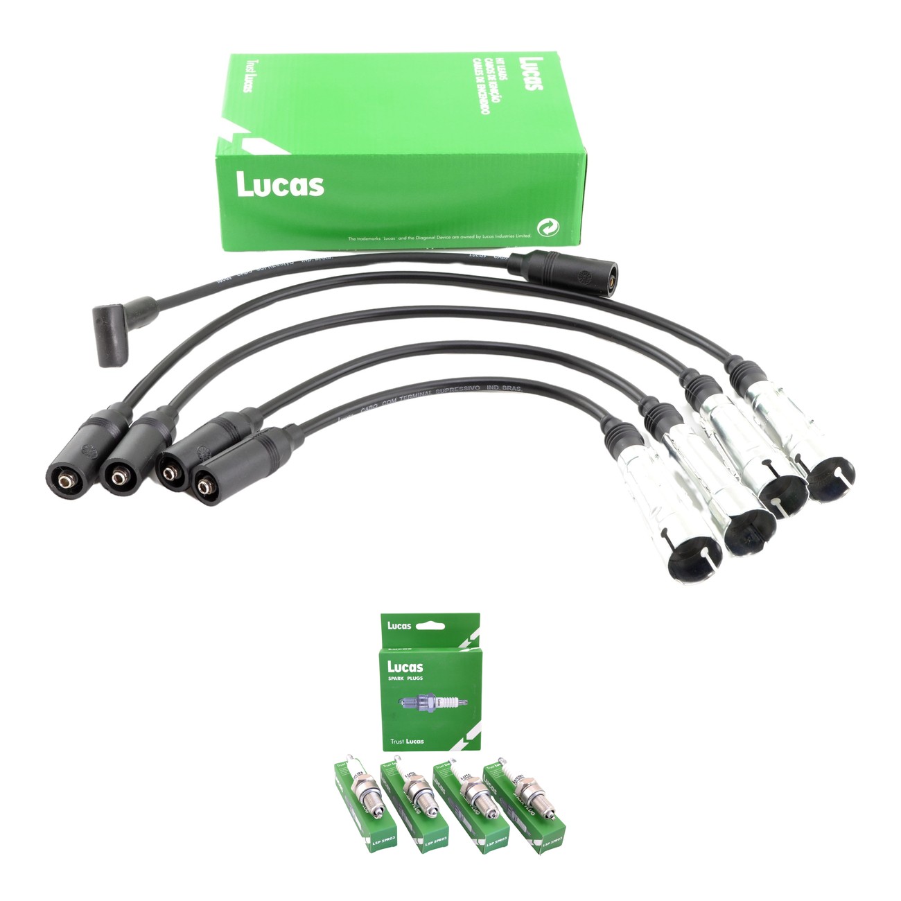 Kit Cables Y Bujias Lucas Silicona Ford Galaxy 2.0