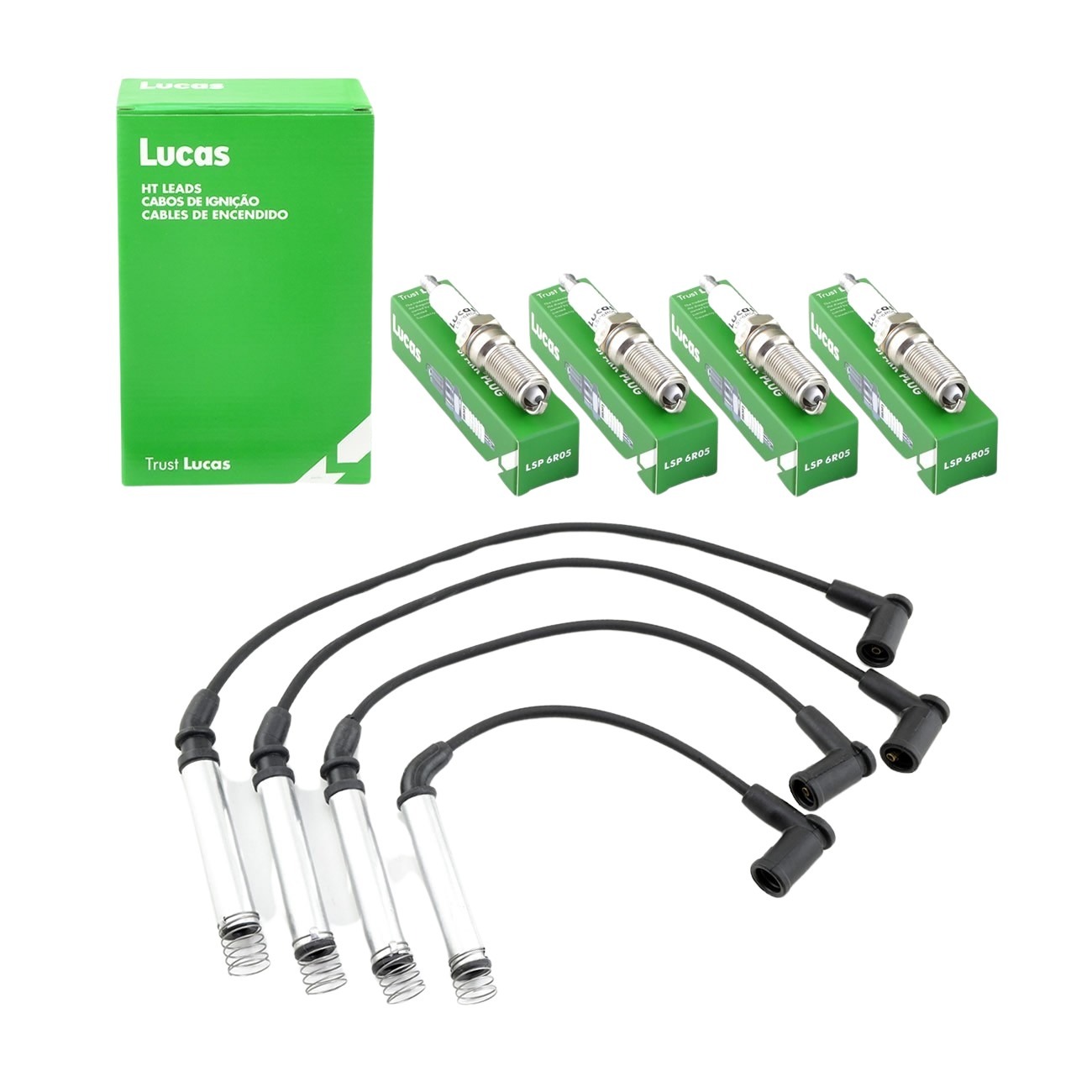Kit Cable Bujias Ford Ecosport Fiesta Ka Focus 1.0 1.6 Rocam