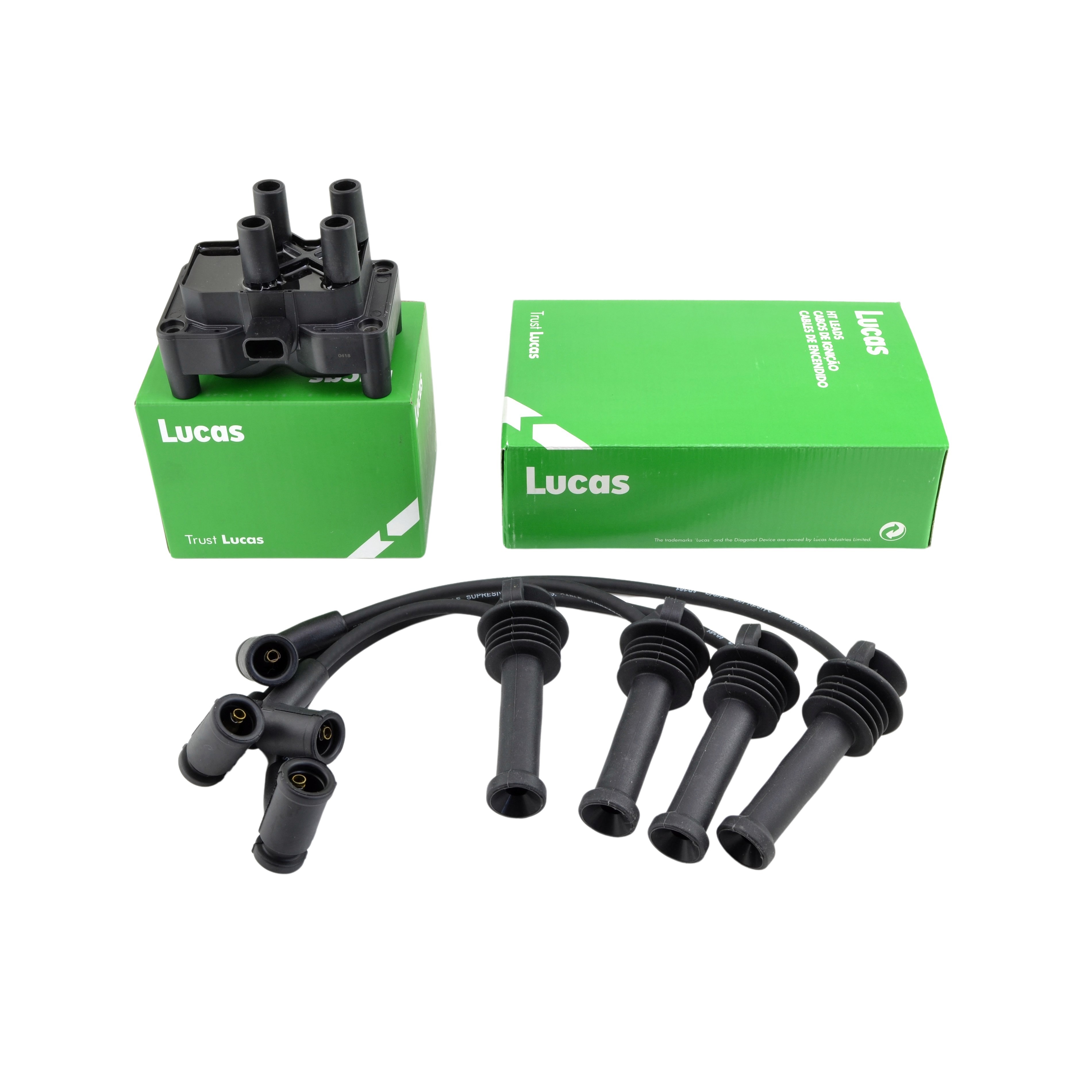 Kit Lucas L300022 Bobina Y Cables Ford Fiesta 1.6 16v Focus 2 1.6 16v Focus 3 2.0 16v Ka 1.5 16v