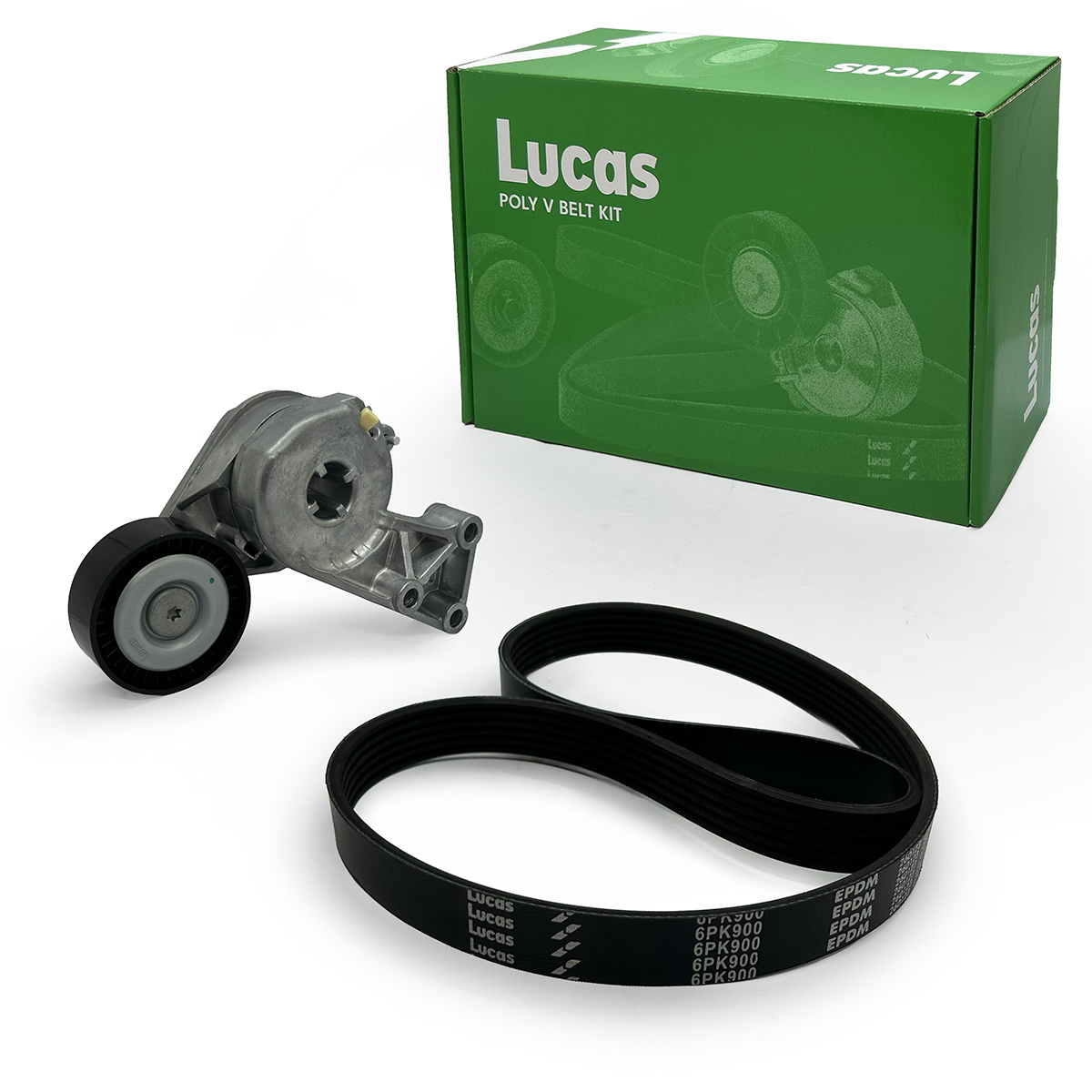 Kit Tensor Y Correa Poly-v Lucas Sin Aire Acondicionado Volkswagen Golf 1.6 8v
