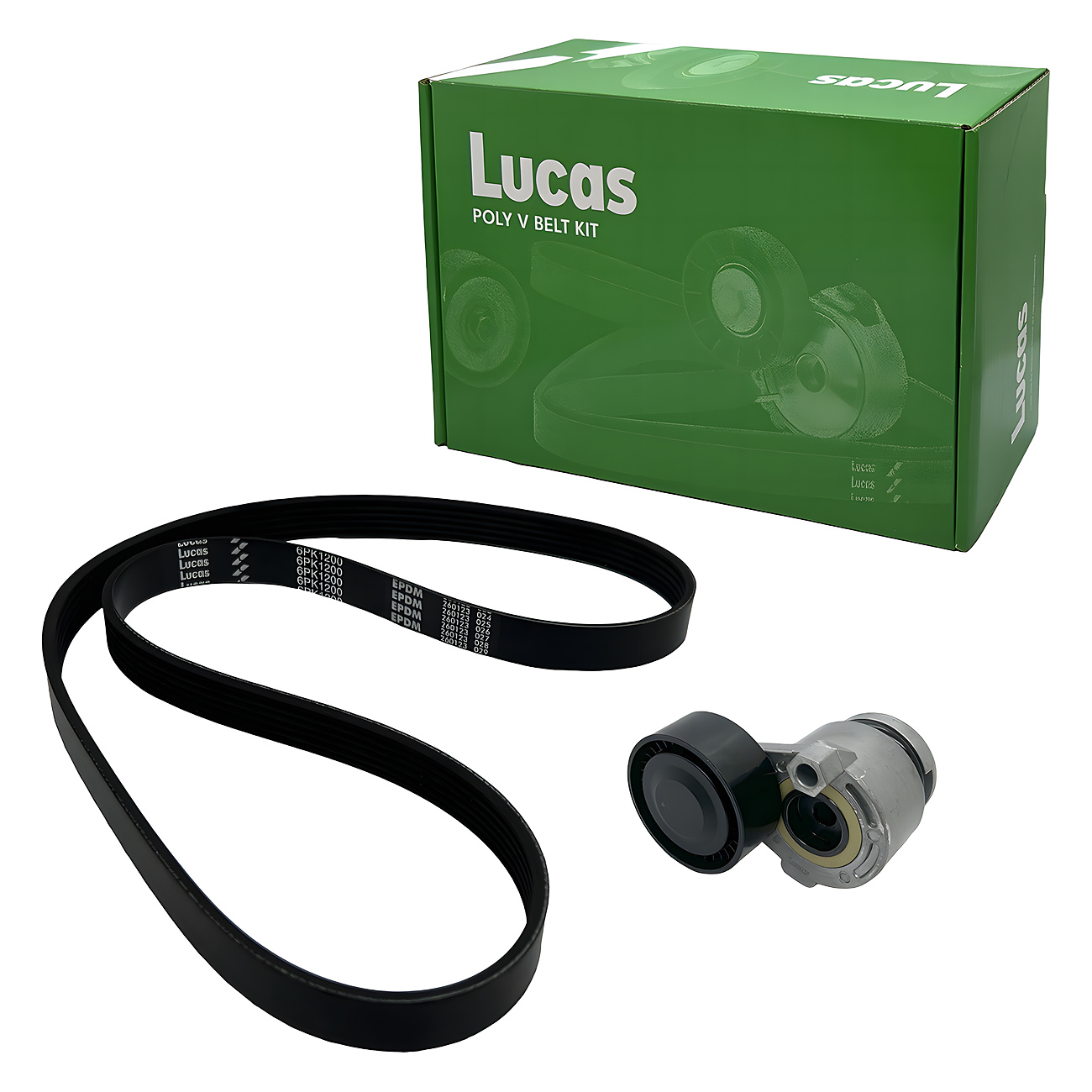 Kit Tensor Y Correa Poly-v Lucas Renault Fluence 1.6 16v Megane 1.6 16v Kangoo 1.5 Dci Logan 1.5 Dci