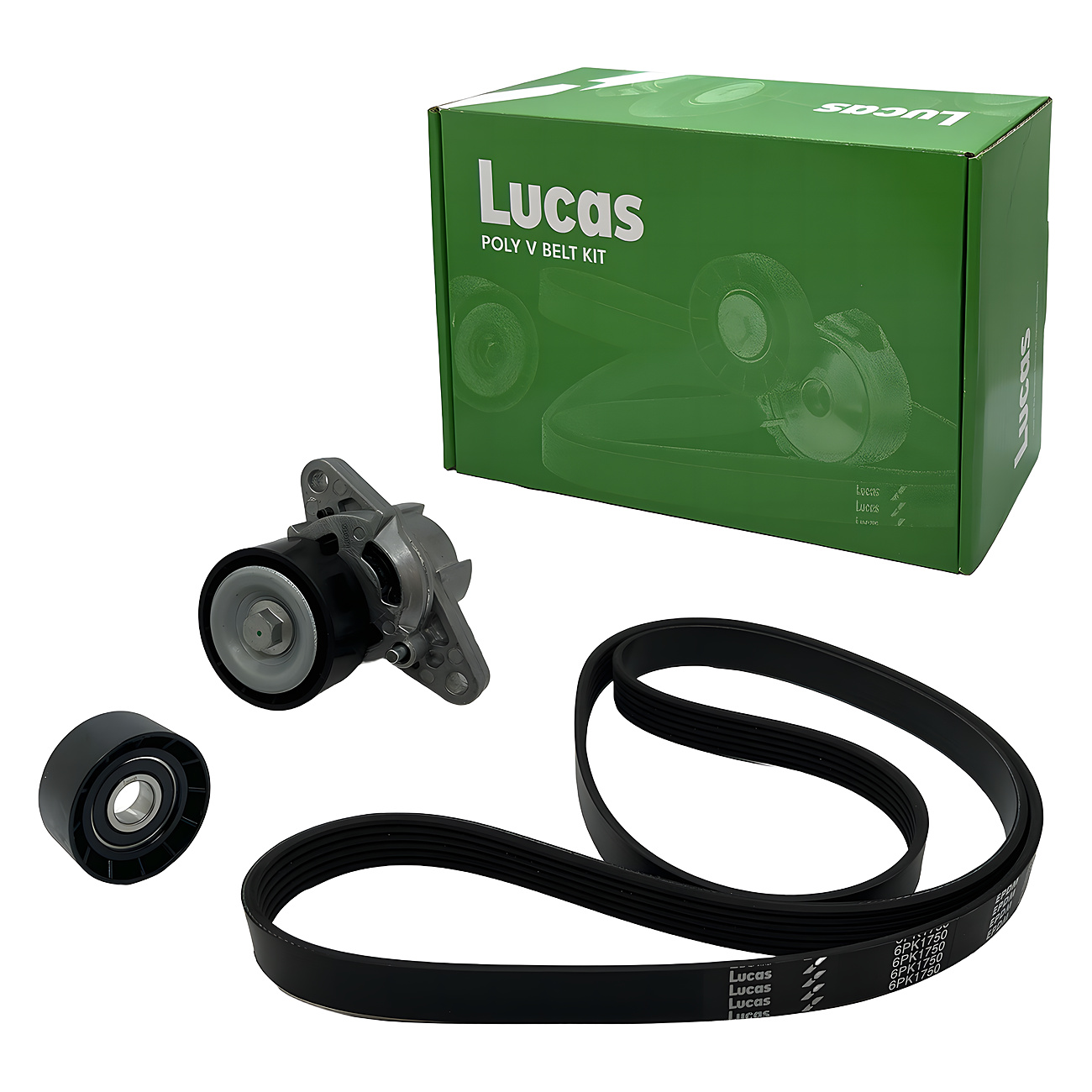 Kit Tensor Y Correa Poly-v Lucas Renault Logan 1.6 8v 1.6 16v Sandero 1.6 16v Symbol 1.6 16v Megane 2.0 16v Scenic 2.0 16v Kangoo 1.6 8v