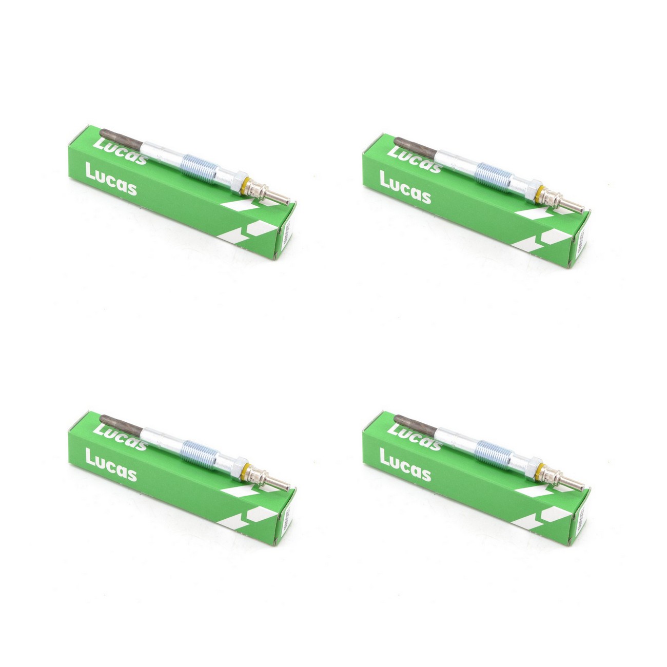 Kit 4 Bujias Precalentamiento Lucas Renault Clio 1.9 D Kangoo 1.9 D Megane 1.9 D Scénic 1.9 D Trafic 1.9 D