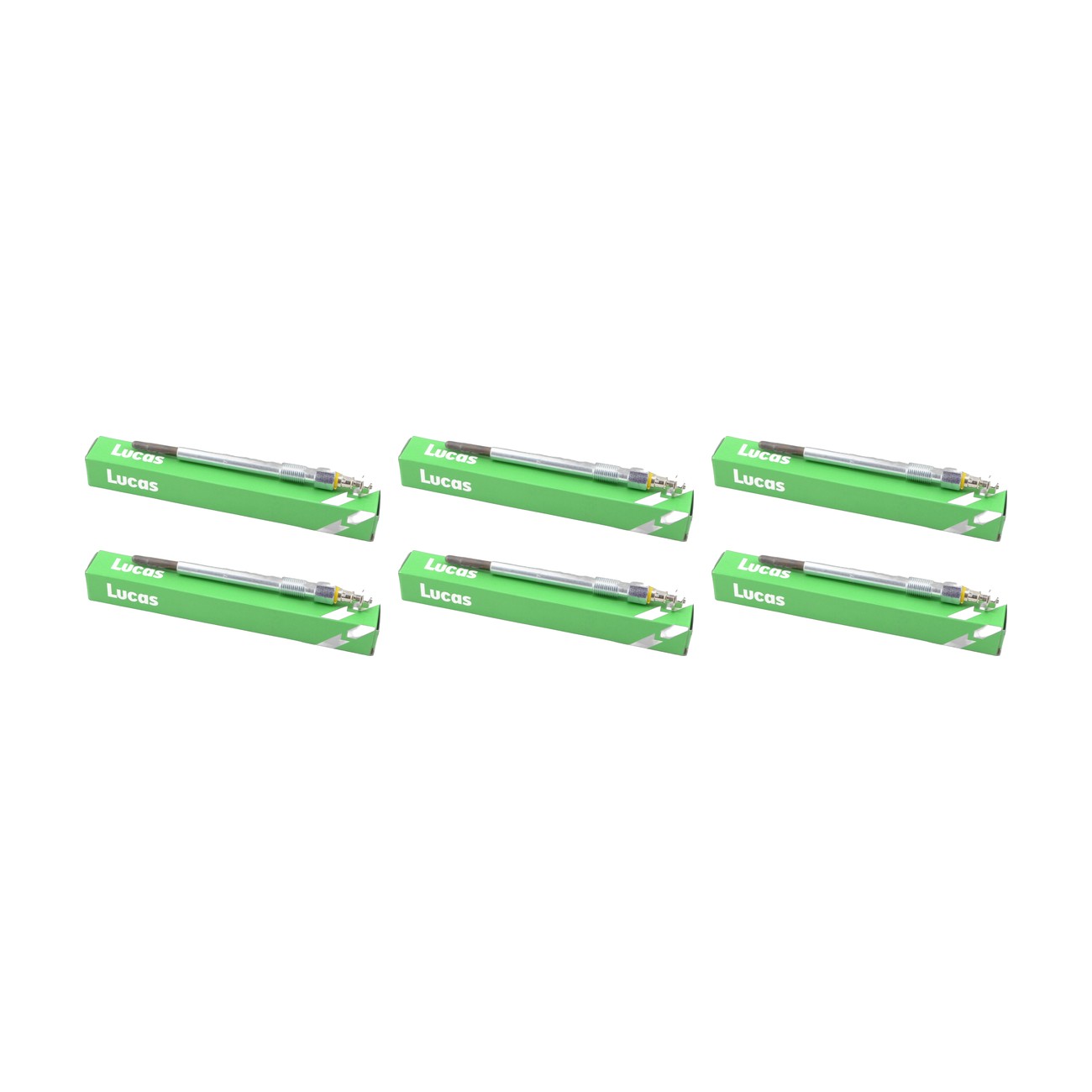 Kit 6 Bujias Precalentamiento Lucas Chevrolet Silverado 4.2 D