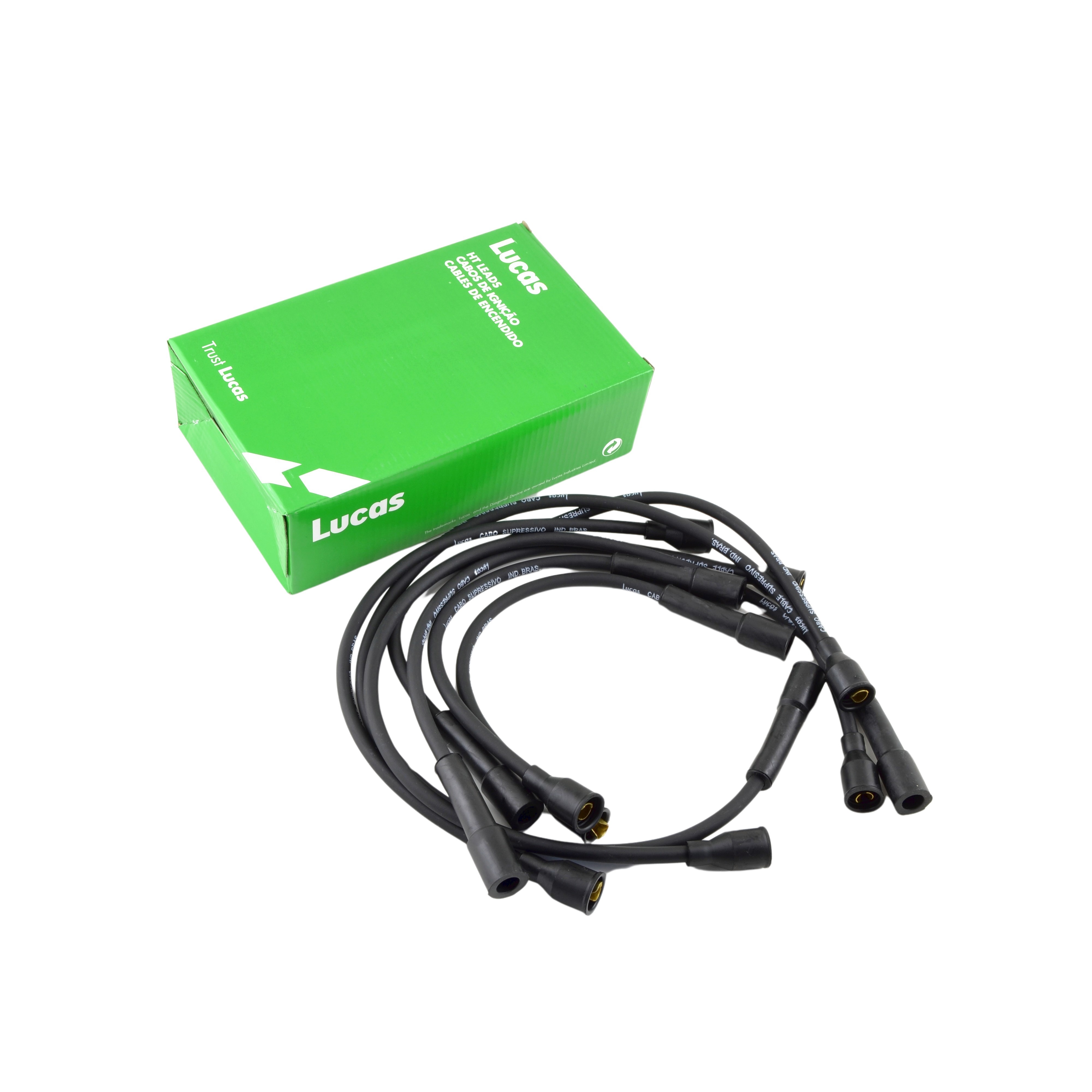 Juego Cables Bujia Lucas Silicona Ford F-100 3.6 Fairlane 3.6 Falcon 3.0