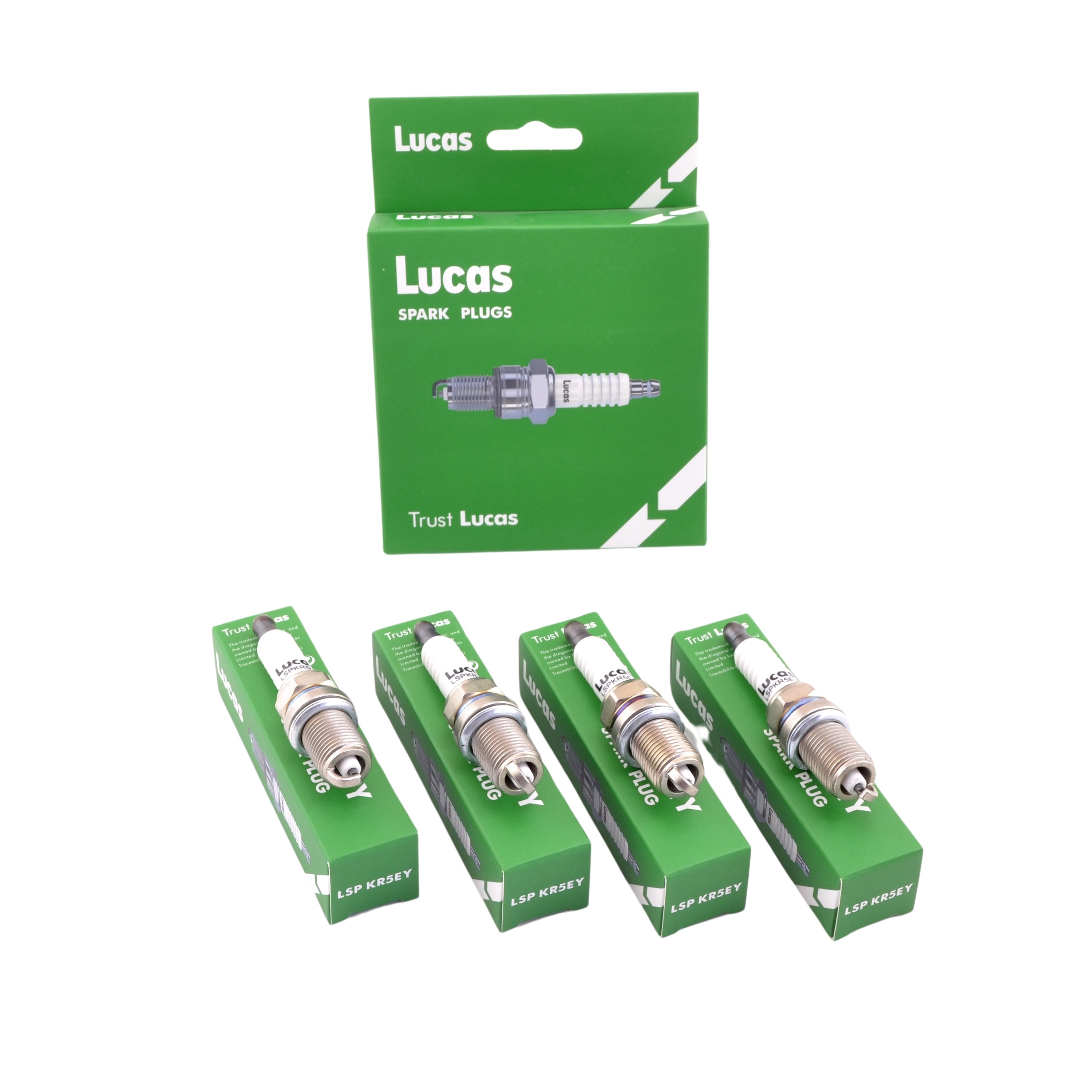 Kit Bujias Lucas Cobre Peugeot 205 1.1 1.4 8v 1.6 1.9 8v 306 1.6 8v 405 1.9 8v 406 1.8 2.0