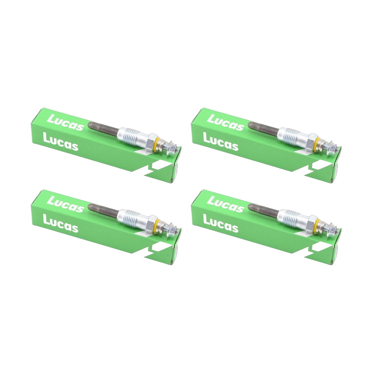 Kit 4 Bujias Precalentamiento Lucas Renault Clio 1.9 D