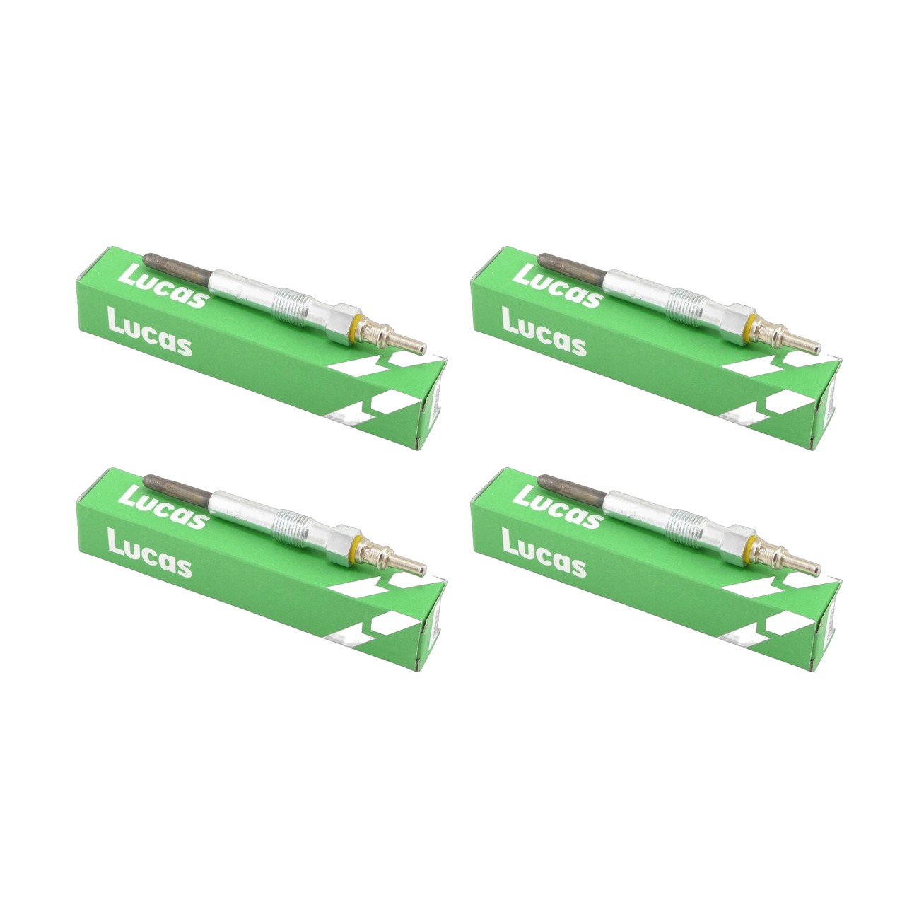 Kit 4 Bujias Precalentamiento Lucas Seat Alhambra 1.9 Tdi Cordoba 1.9 Sdi 1.9 Tdi Ibiza 1.9 Sdi 1.9 Tdi Inca 1.9 Sdi Toledo 1.9 Tdi