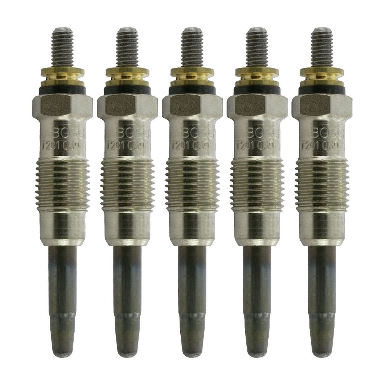 Kit 5 Bujias Precalentamiento Bosch Mercedes-benz 190 2.5 D