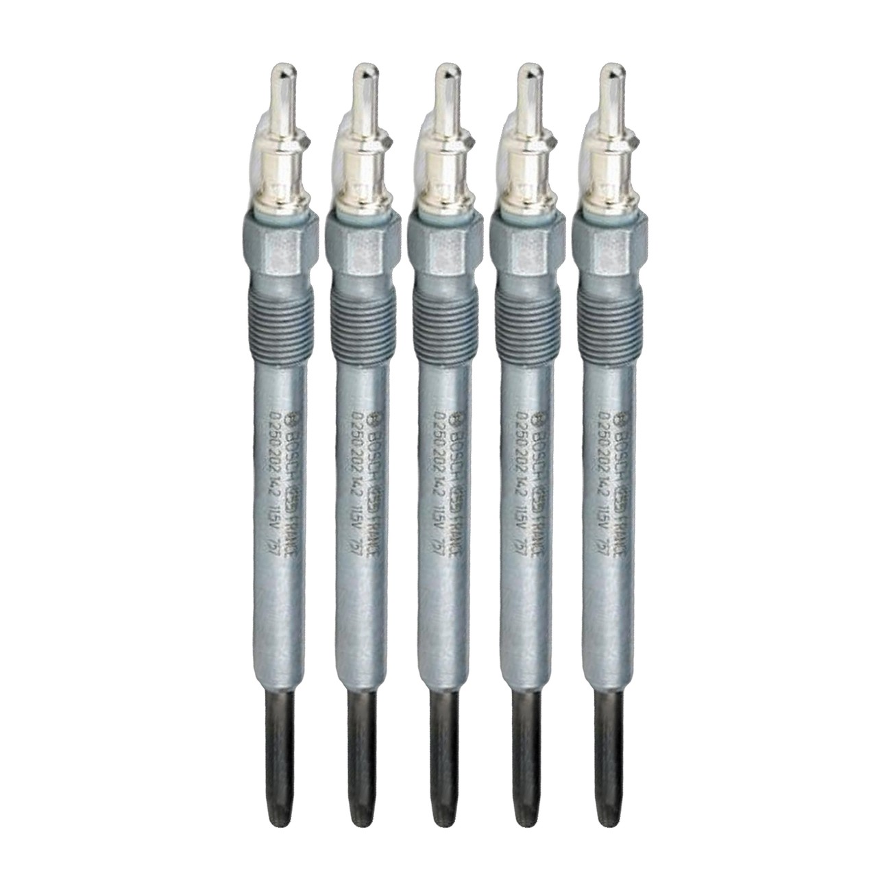 Kit 5 Bujias Precalentamiento Bosch Mercedes-benz Clase C 2.7 Cdi Clase E 2.7 Cdi Clase Ml 2.7 Cdi