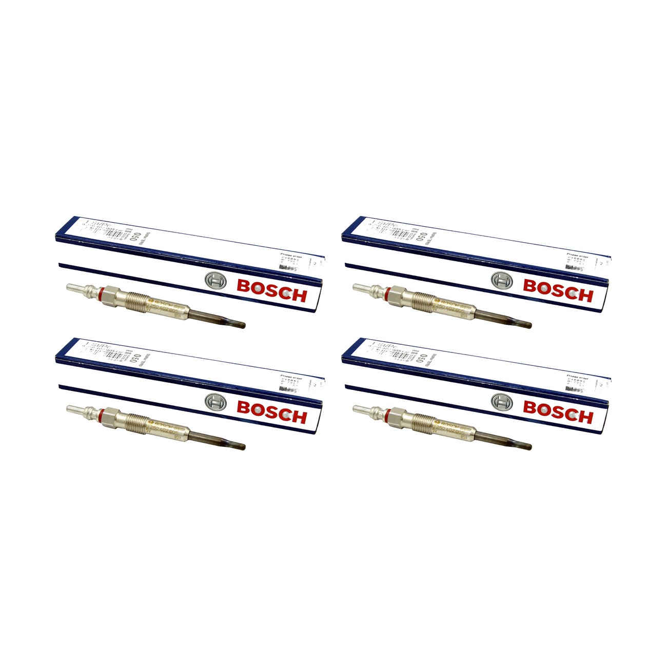 Kit 4 Bujias Precalentamiento Bosch Seat Altea 2.0 Tdi Ibiza 1.9 Tdi Leon 1.9 Tdi 2.0 Tdi Toledo 1.9 Tdi