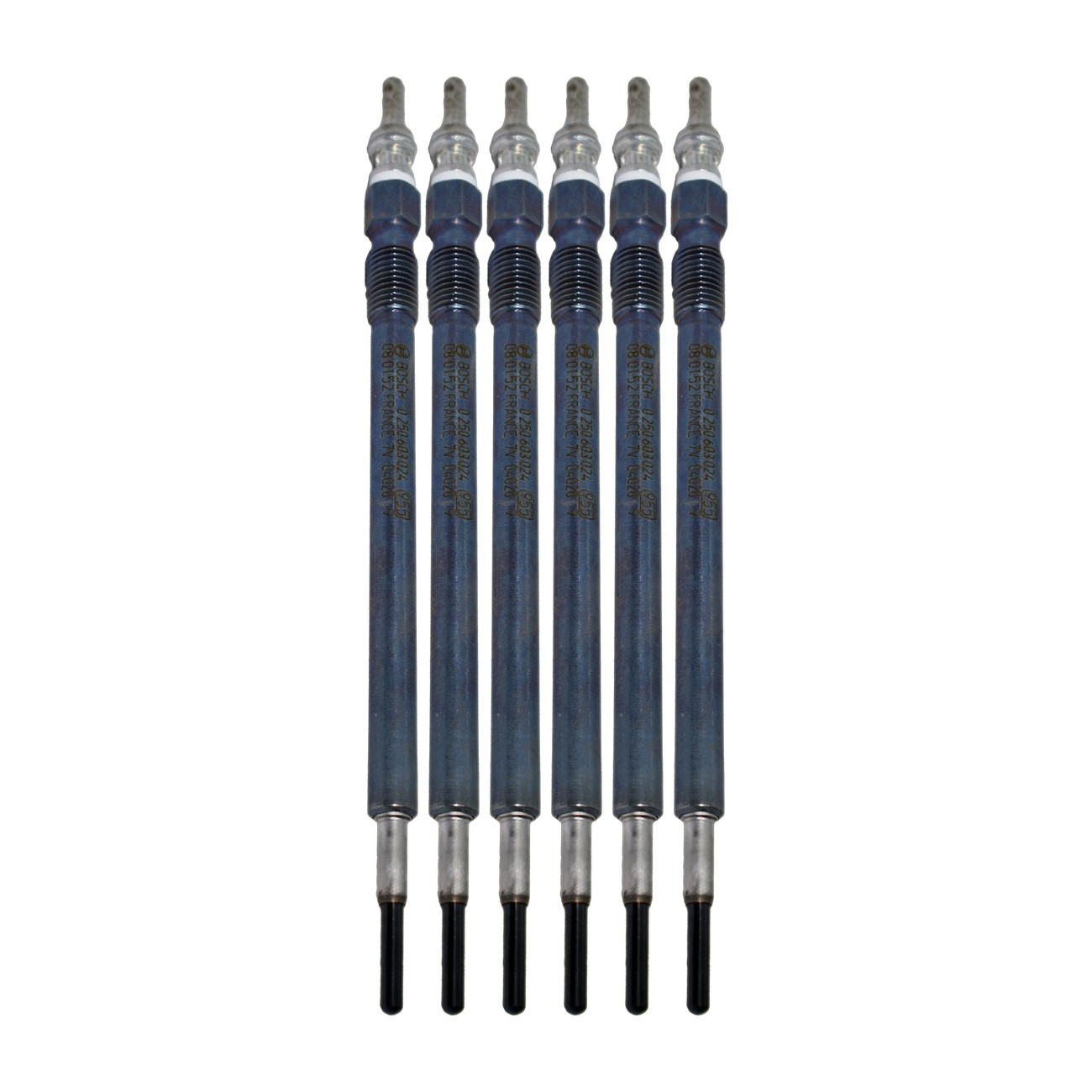 Kit 6 Bujias Precalentamiento Bosch Mercedes-benz Clase E 3.0 Cdi 3.2 Cdi Clase Ml 3.0 Cdi