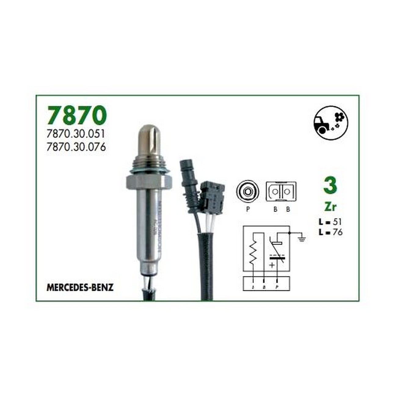 Sonda Lambda Thomson Mercedes Benz 190 2.3 300 Td Sl