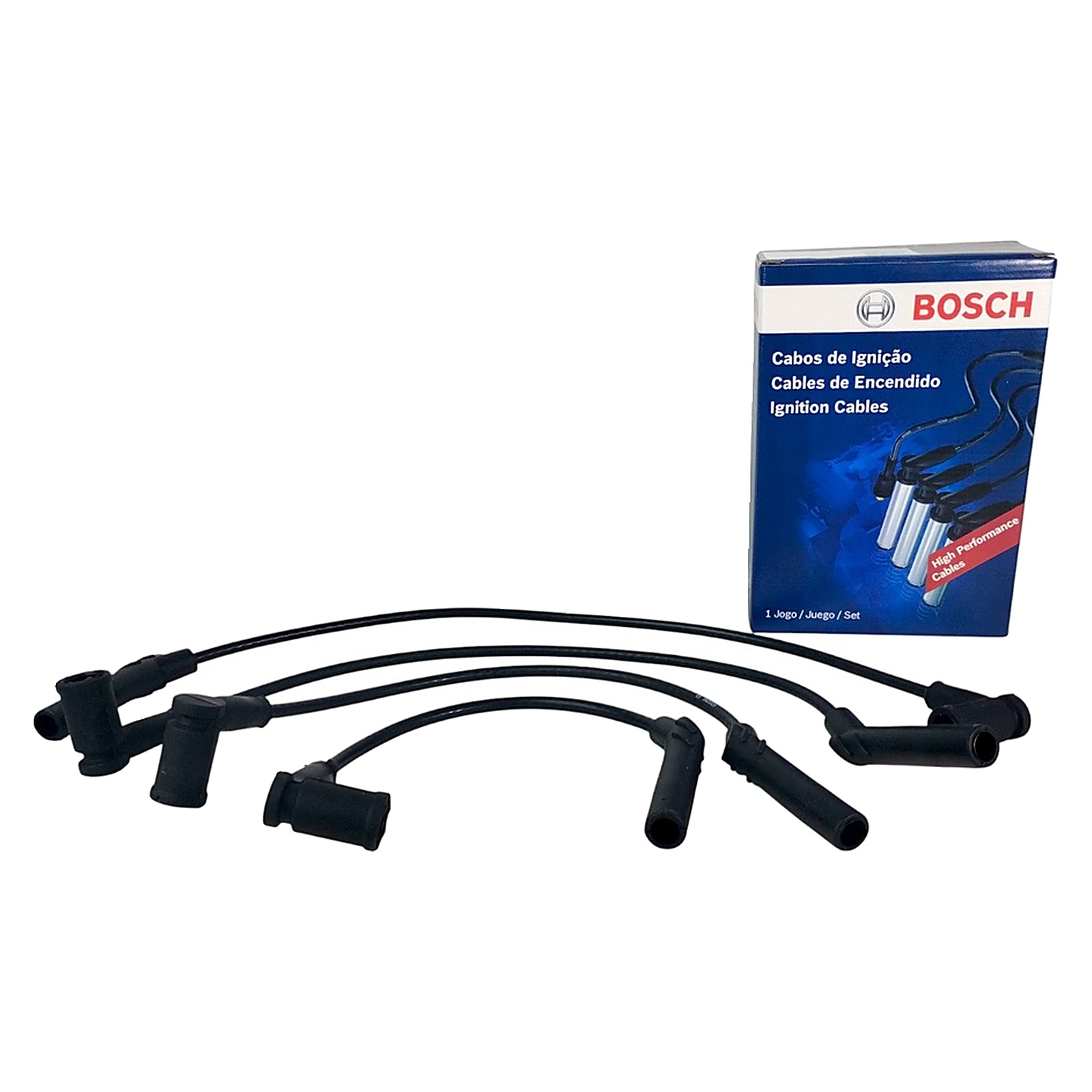 Juego Cables Bujia Bosch Ford Courier 1.6 8v Ecosport 1.6 8v Escort 1.6 8v Fiesta 1.6 8v Focus 1.6 8v Ka 1.0