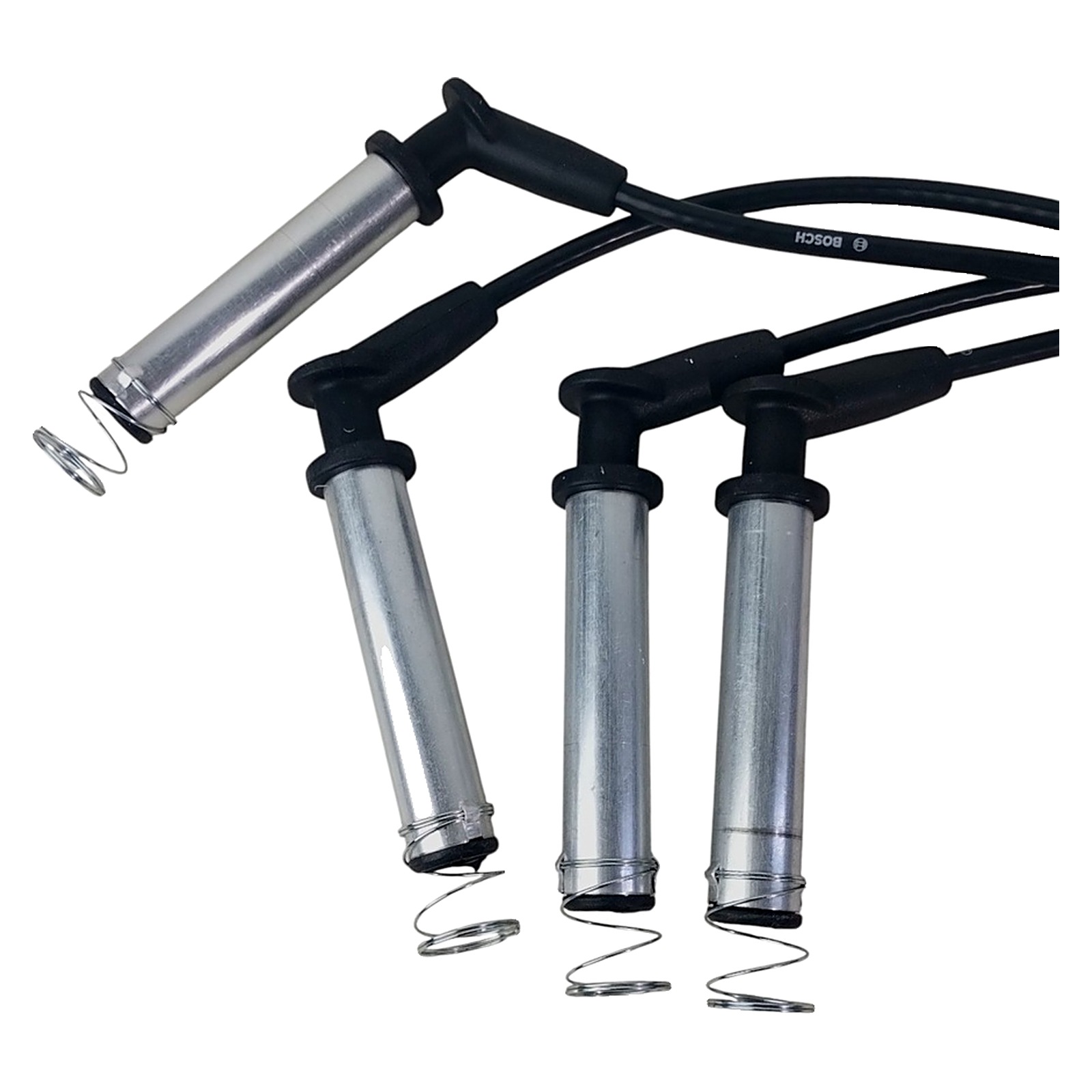 Juego Cables Bujia Bosch Ford Courier 1.6 8v Ecosport 1.6 8v Escort 1.6 8v Fiesta 1.6 8v Focus 1.6 8v Ka 1.0