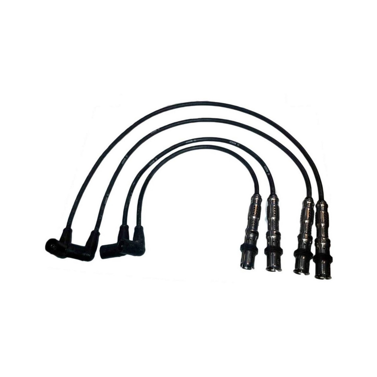 Juego Cables Bujia Bosch Volkswagen Cross Fox 1.6 8v Fox 1.6 8v Gol Power 1.4 8v Gol Trend 1.6 8v Golf 1.6 8v Saveiro 1.6 8v Suran 1.6 8v Voyage 1.6 8v
