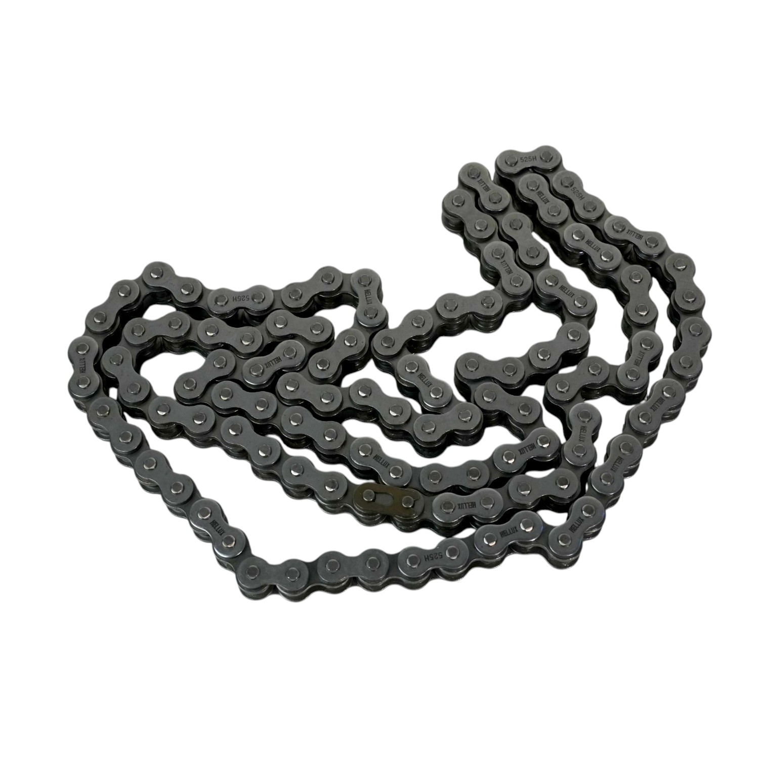Cadena De Transmision Para Moto Hellux 525h 118 Eslabones Negra