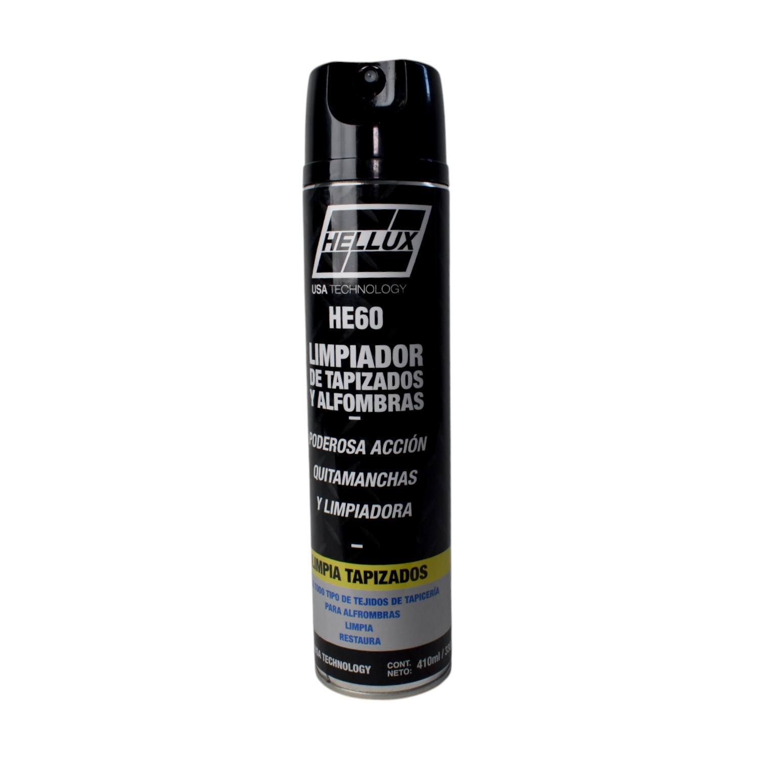 Limpia Tapizados Y Alfombras Hellux Aerosol 410 Ml