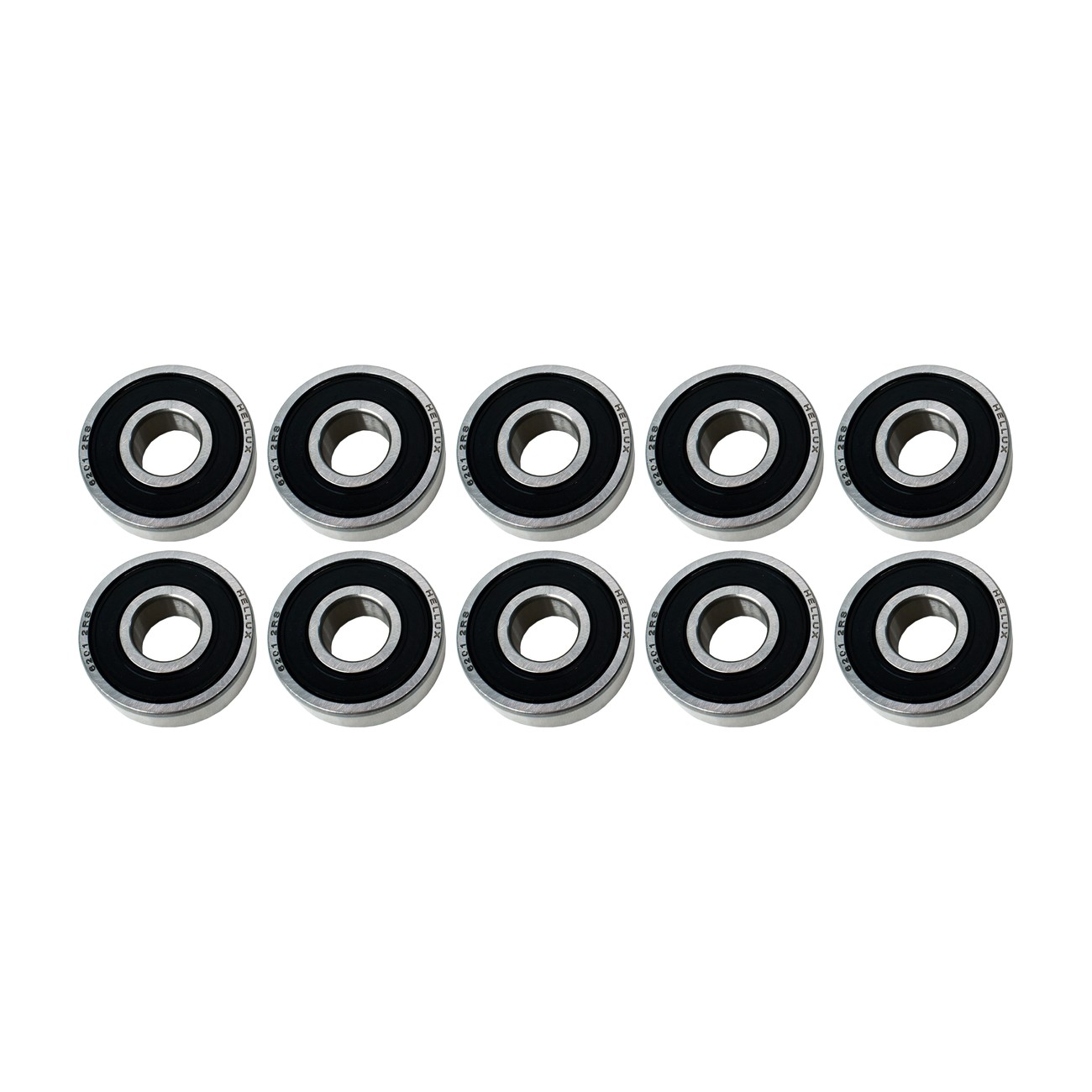 Pack 10 Rulemanes 6201 2rs 12x32x10 Hellux