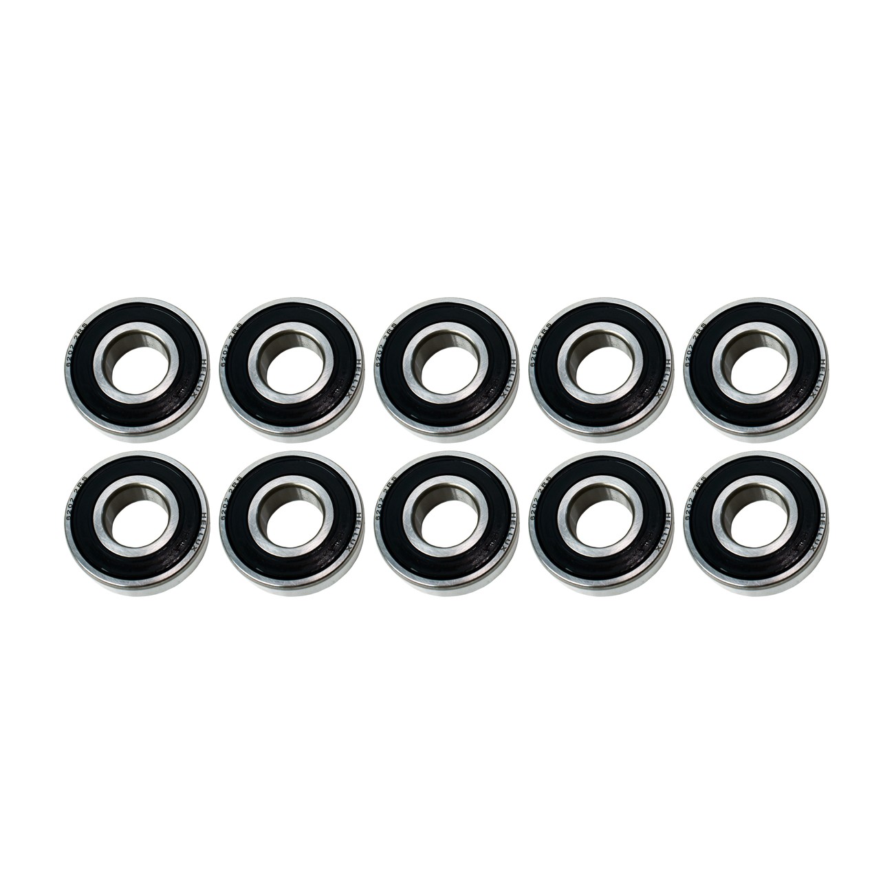 Pack 10 Rulemanes 6202 2rs 15x35x11 Hellux Rueda Delantera Y Trasera Yamaha Fz 16 Ybr 125 Ybr 250 Xtz 125 Xtz 250 Honda Titan 150 Storm