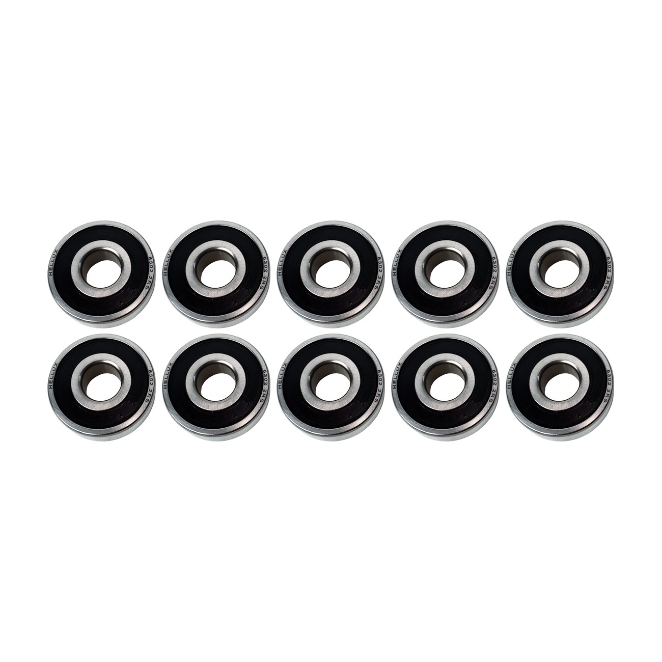 Pack 10 Rulemanes 6302 2rs 15x42x13 Hellux Corven Hunter 150 Gilera Vc 150