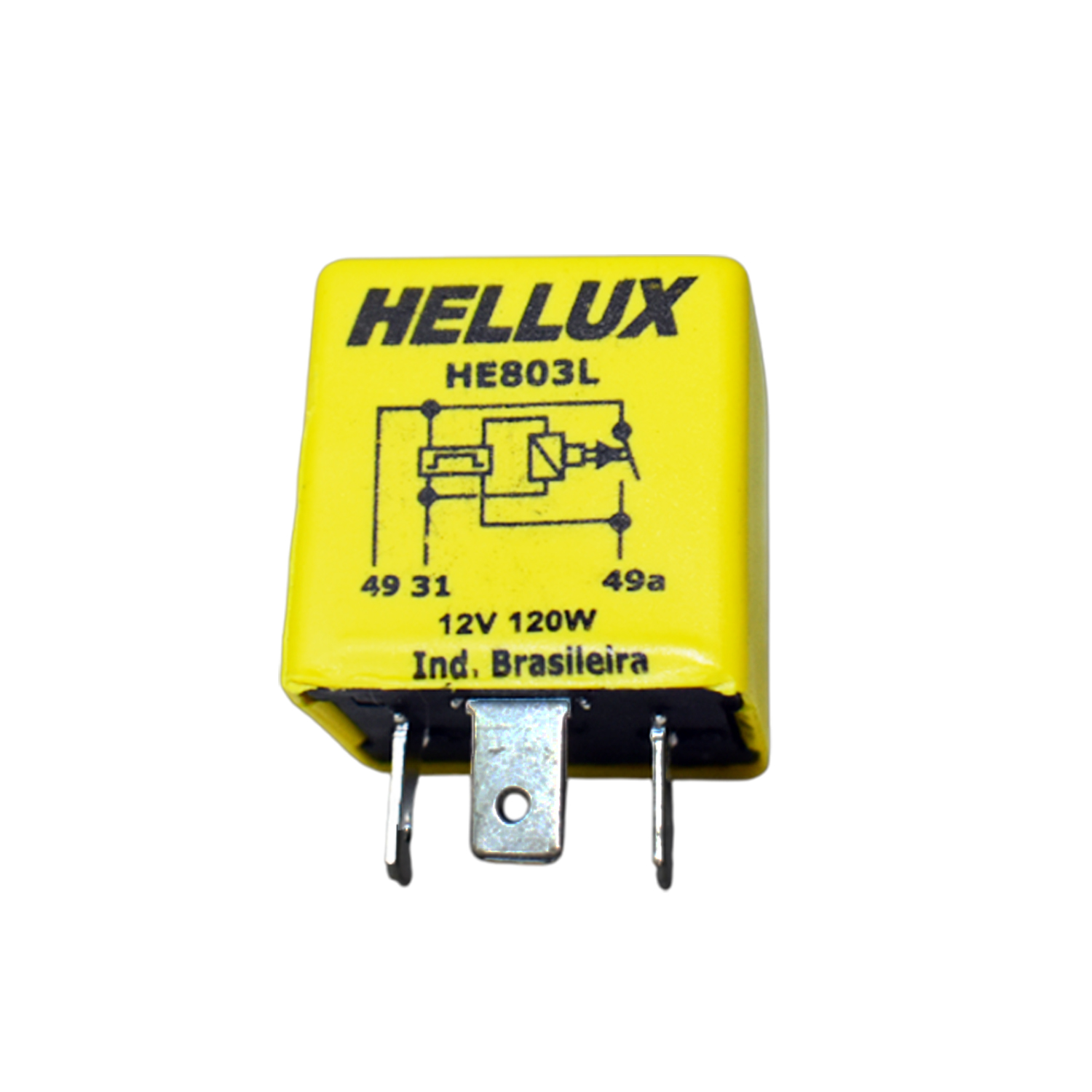 Destellador Universal Hellux 3 Terminales 12v Lamparas Comunes Y Led