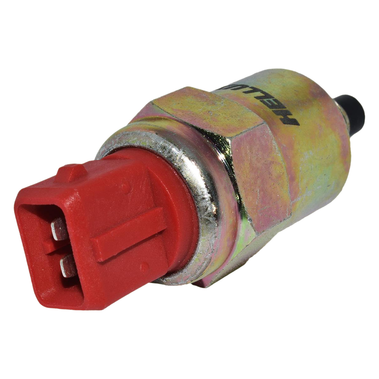 Solenoide De Pare Diesel Hellux Cav 24v Conector Rojo