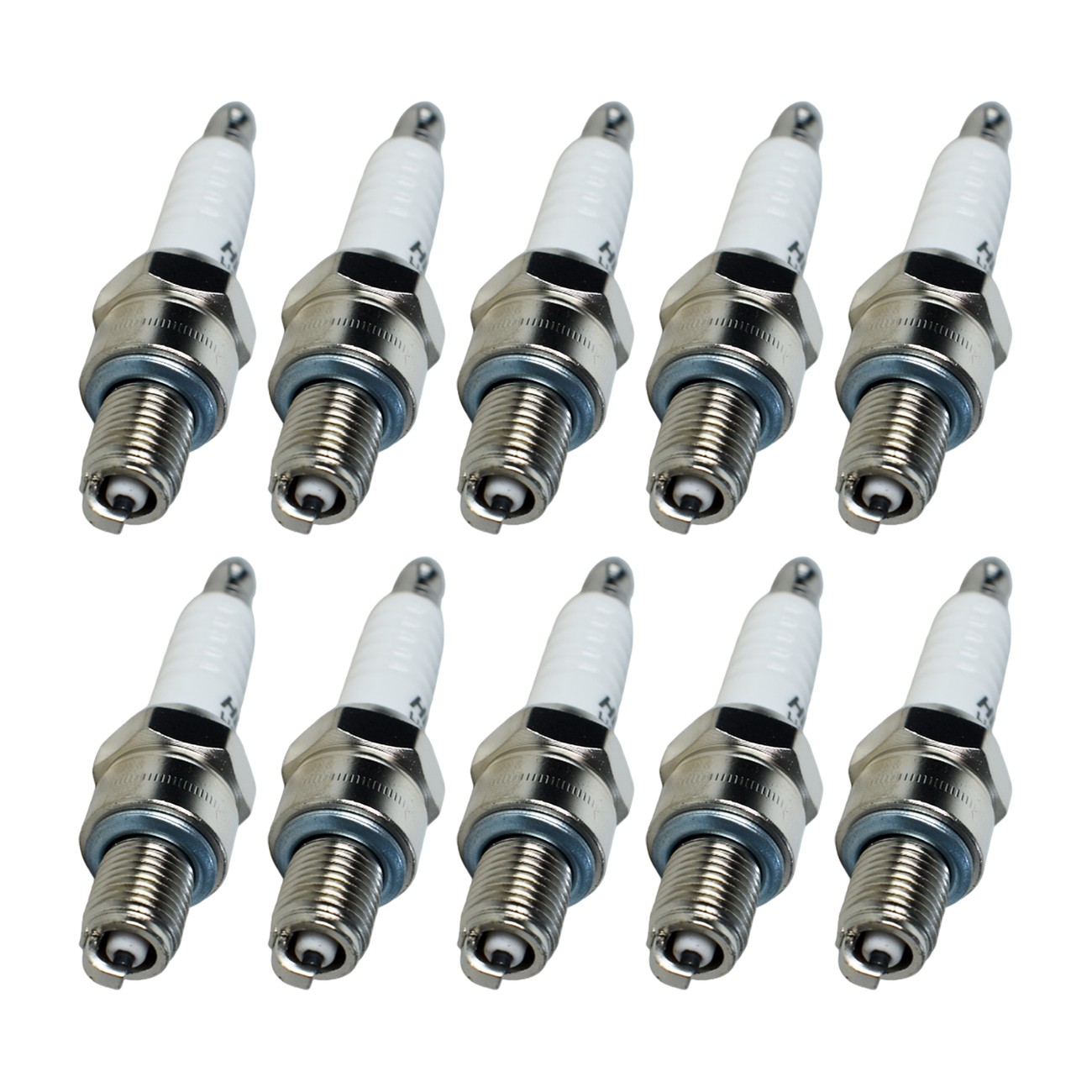 Combo De 10 Bujias Hellux Cobre Gilera C 110 / Estilo / Futura 110 Gla 110 / Qm 110 - 9 Free Runner 4t / Gla 100 Lc 100 / Lx 100 - 3b C 50