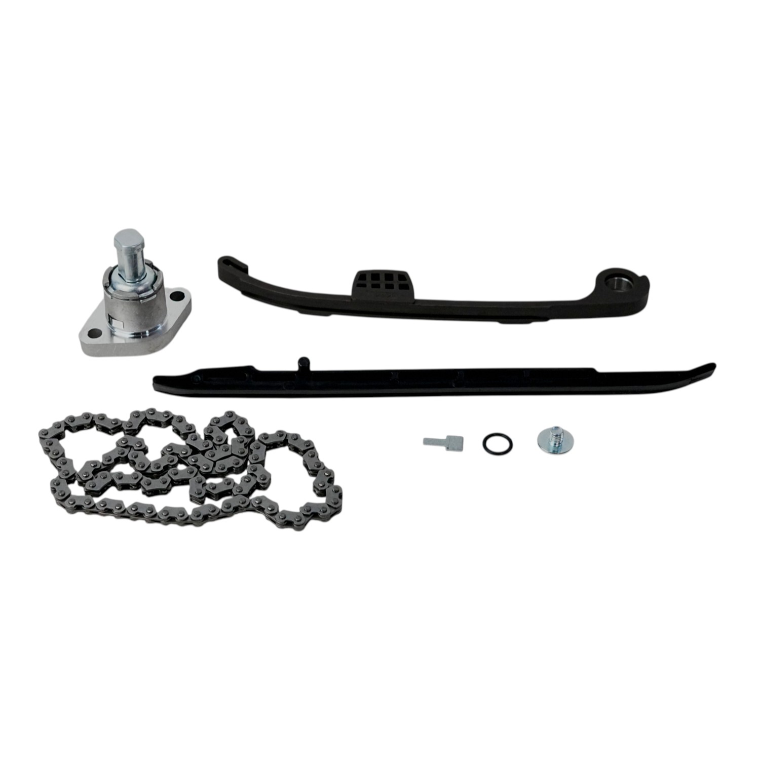 Kit De Distribucion Moto Hellux Honda Cb 190 Cadena 404h 92 Eslabones Negro