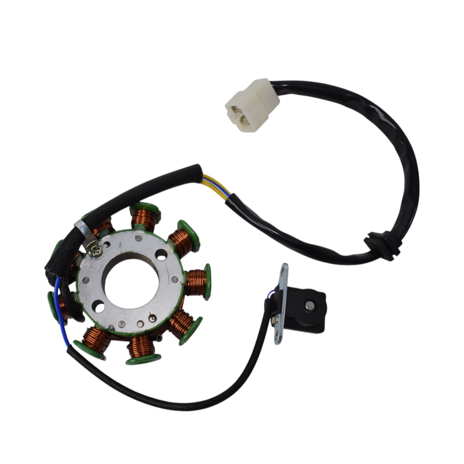 Estator Moto Hellux Gilera Smash 9 Campos Con Captor