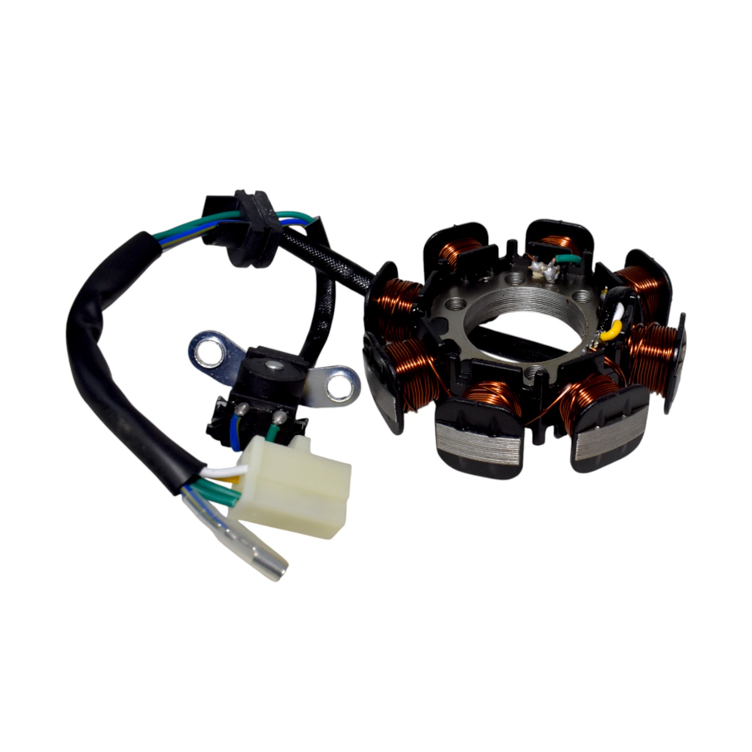 Estator Moto Hellux Honda Cg 150 Titan Esd Hasta 2016 8 Campos