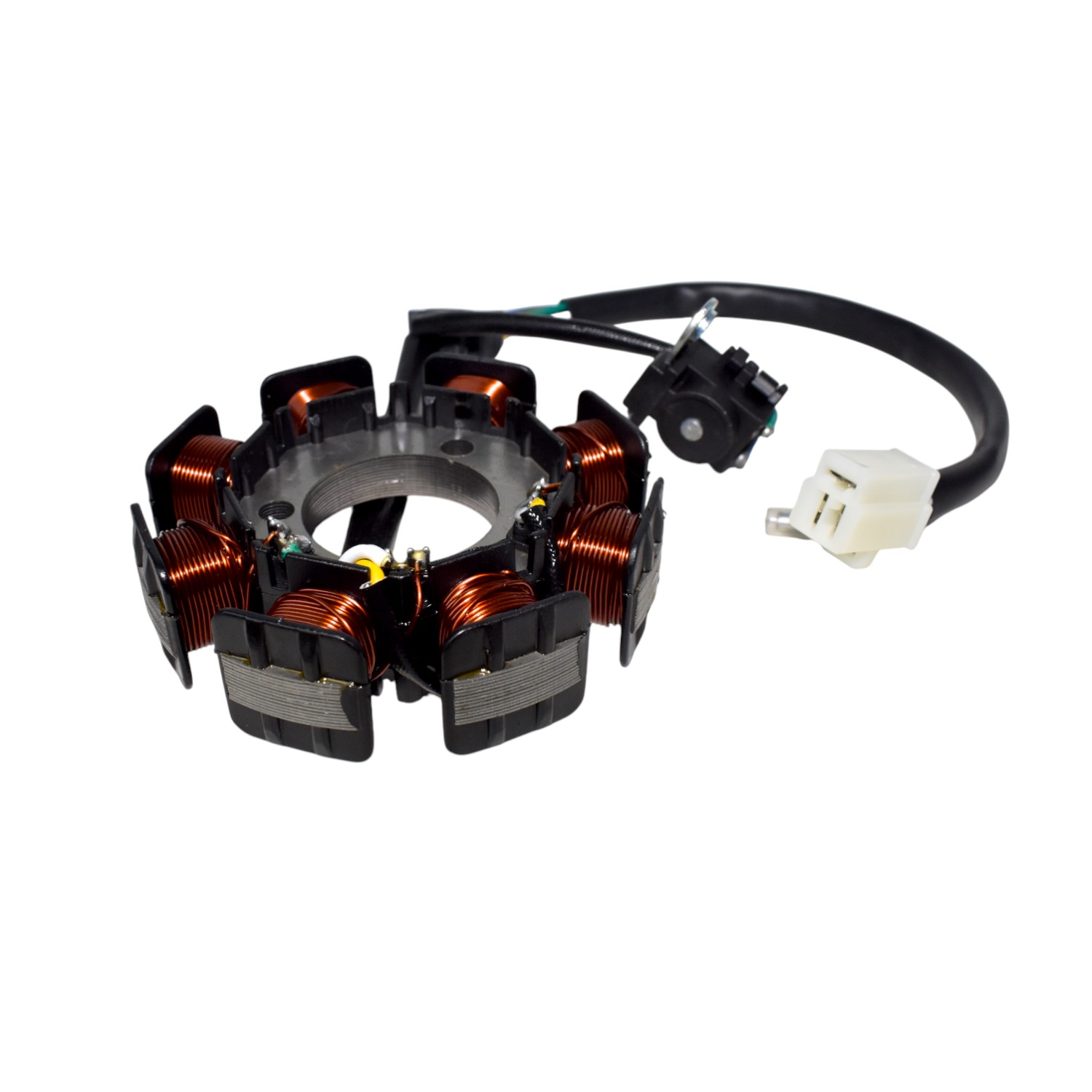 Estator Moto Hellux Honda Titan Cg 150 New 8 Campos