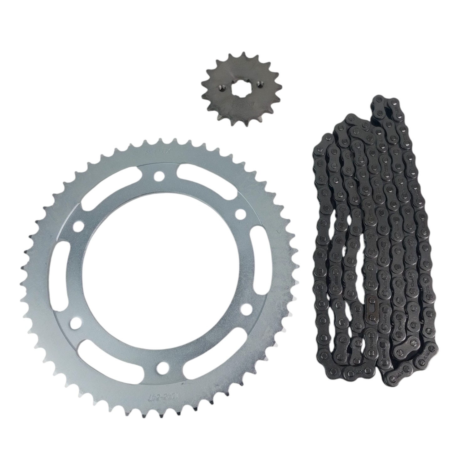 Kit Piñon Y Corona Con Cadena Moto Hellux Honda Nxr 125 Xr 125 Bros Piñon 17 Corona 54 Cadena 428h 132 Eslabones Lavanda