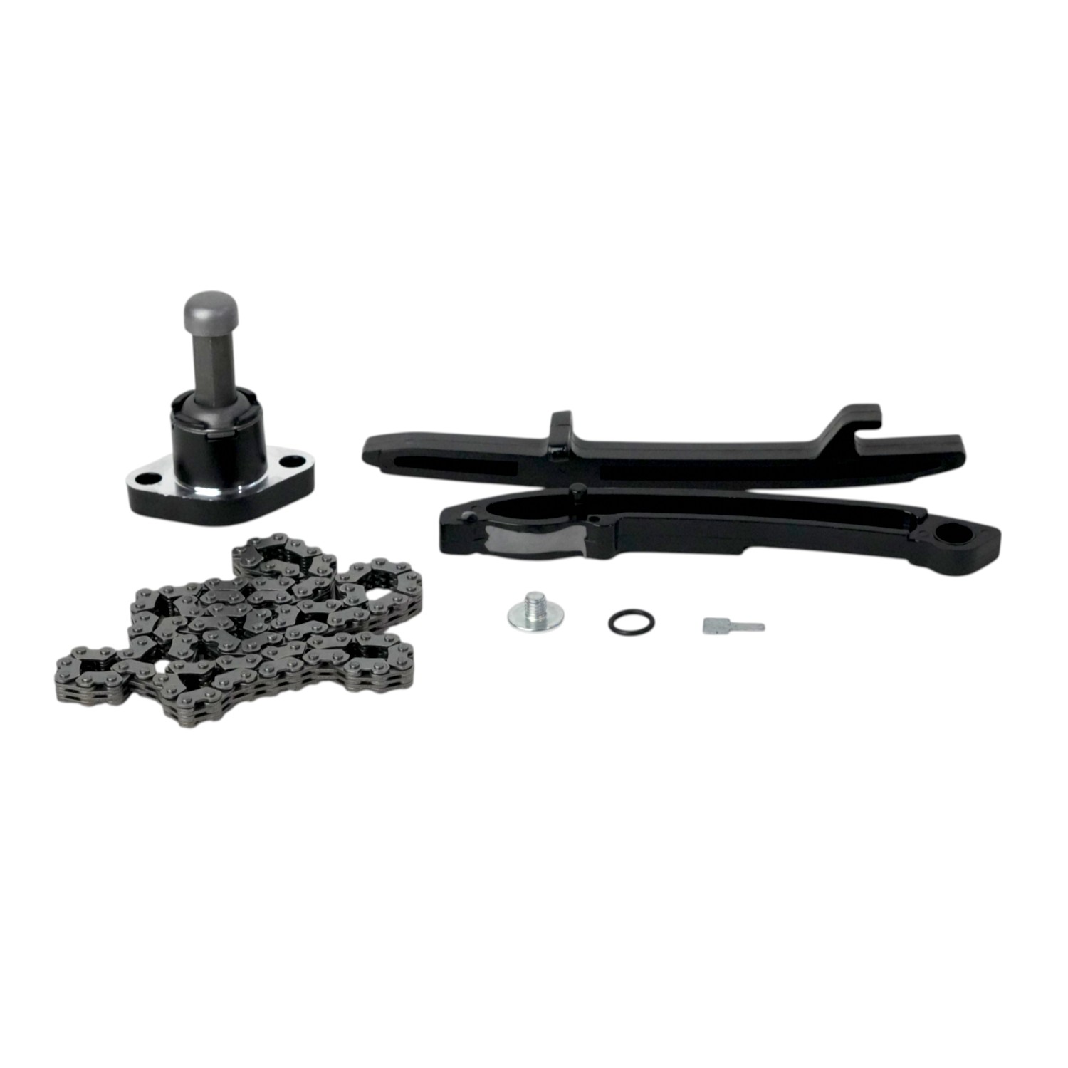 Kit De Distribucion Moto Hellux Bajaj Rouser Ns 200 Cadena 409h 94 Eslabones Negro