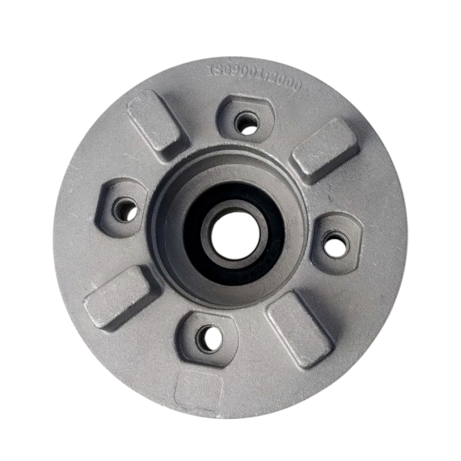 Porta Corona Rueda Trasera Moto Hellux Gilera Smash 110 Plateado