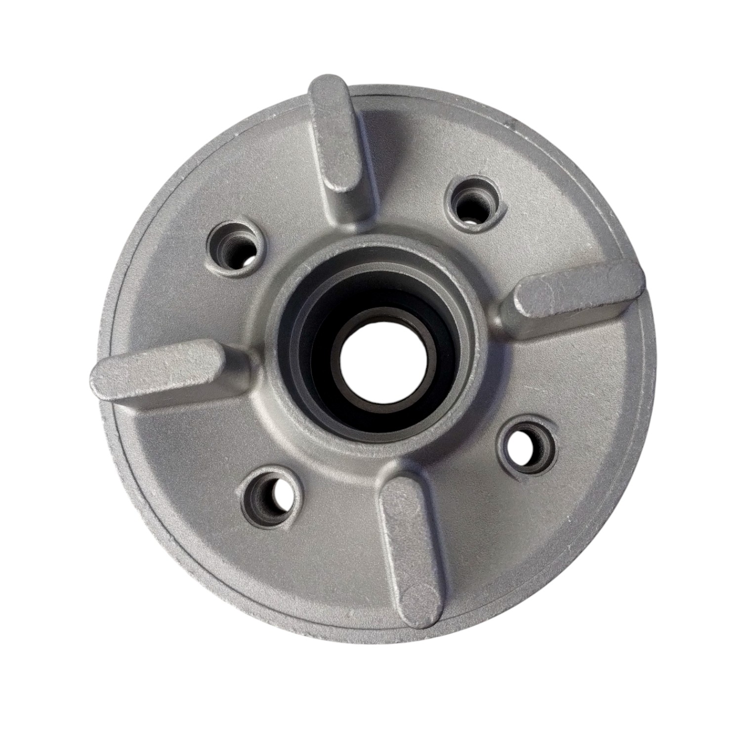 Porta Corona Rueda Trasera Moto Hellux Bajaj Pulsar Rouser 180 200 220 Plateado
