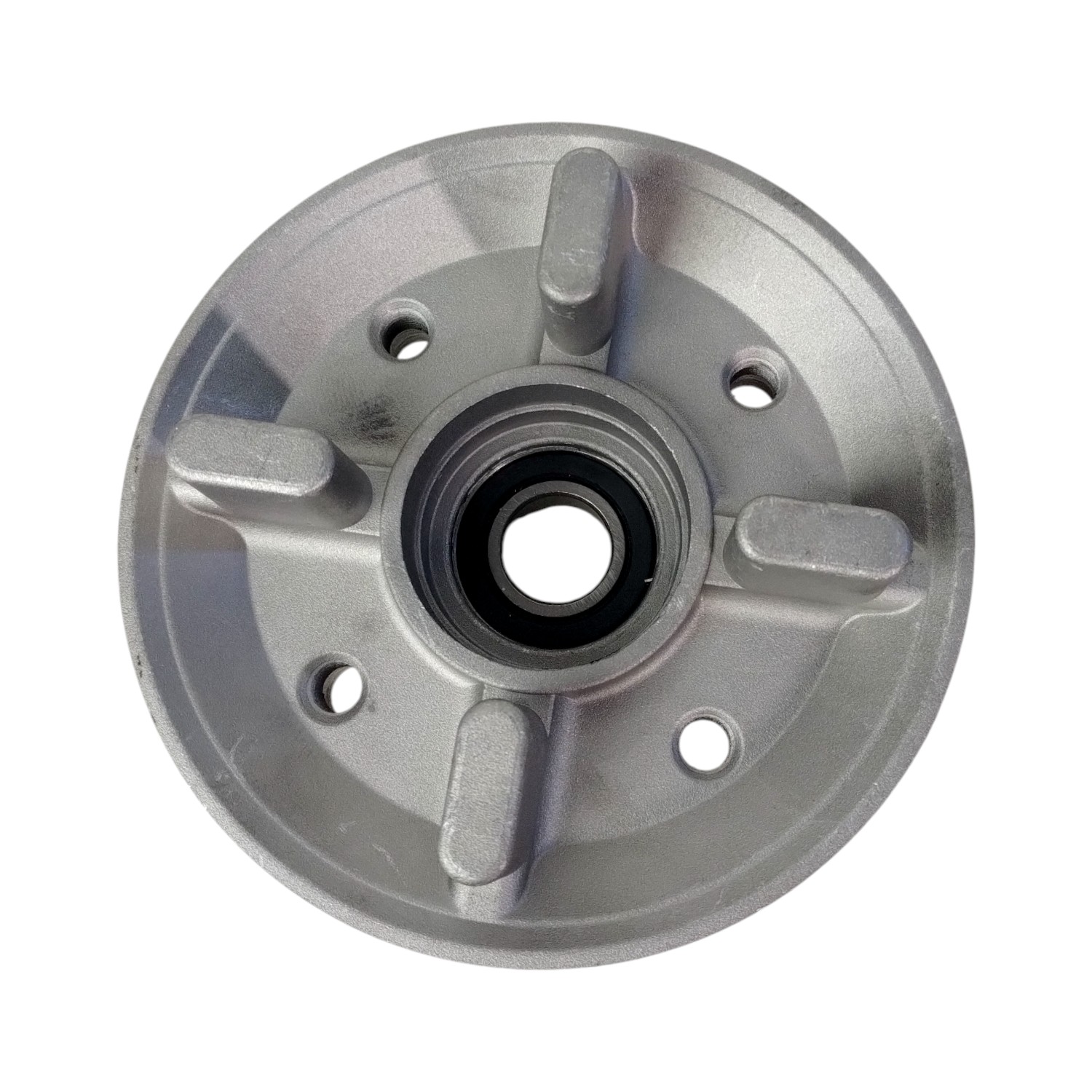 Porta Corona Rueda Trasera Moto Hellux Honda Cg 150 Titan Plateado