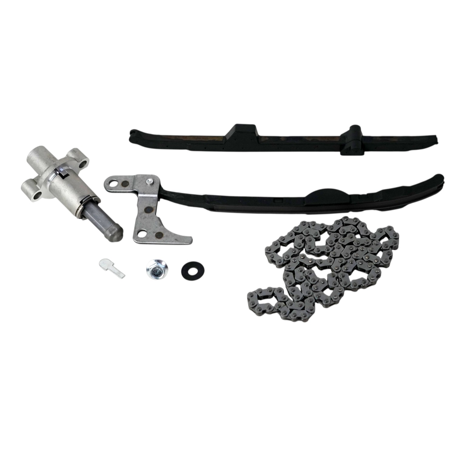 Kit De Distribucion Moto Hellux Yamaha Ybr Xtz Ys 250 Fz 25 Cadena 404h 104 Eslabones Negro