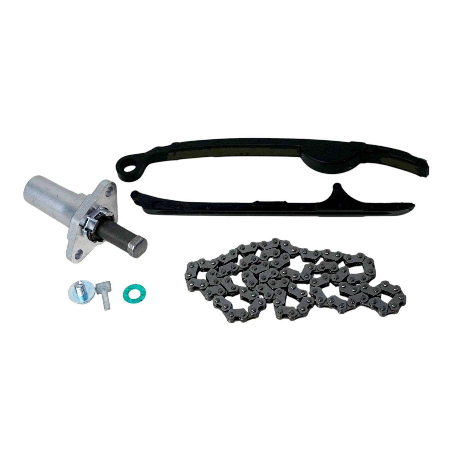 Kit De Distribucion Moto Hellux Yamaha Ybr Xtz 125 Cadena 404h 90 Eslabones Negro
