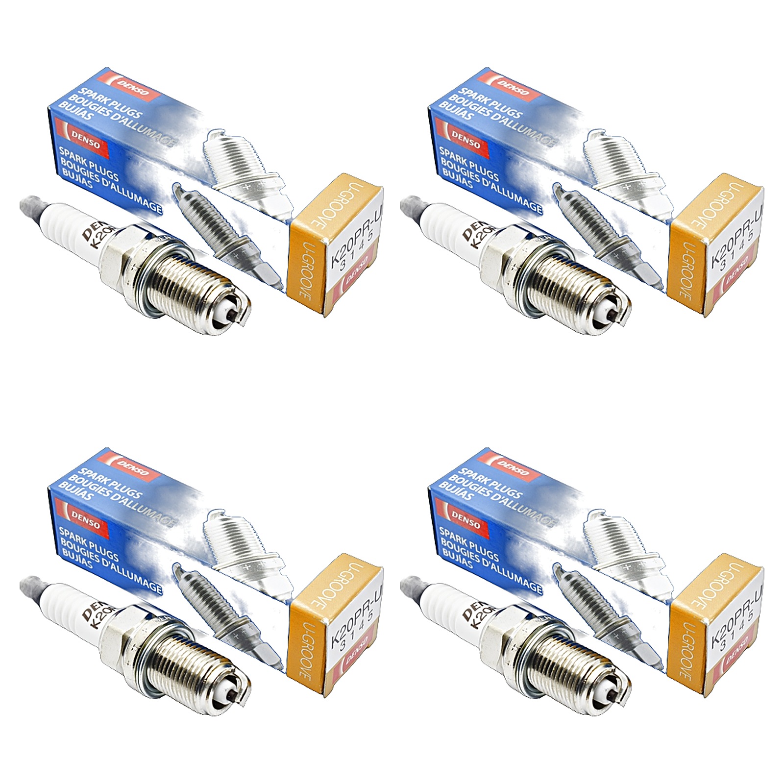 Kit Bujias Denso Cobre Fiat Barchetta 1.8 16v Brava 1.6 16v Bravo 1.6 16v 2.0 20v Coupe 2.0 20v Duna 1.3 8v Fiorino 1.3 8v Linea 1.9 16v Marea 1.6 16v 2.0 20v Palio 1.3 8v 1.6 16v Qubo 1.4 8v