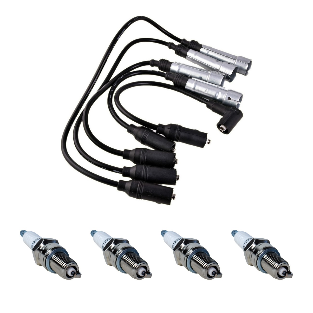 Kit Cables Y Bujias Hellux Ford Galaxy 1.8 Negro