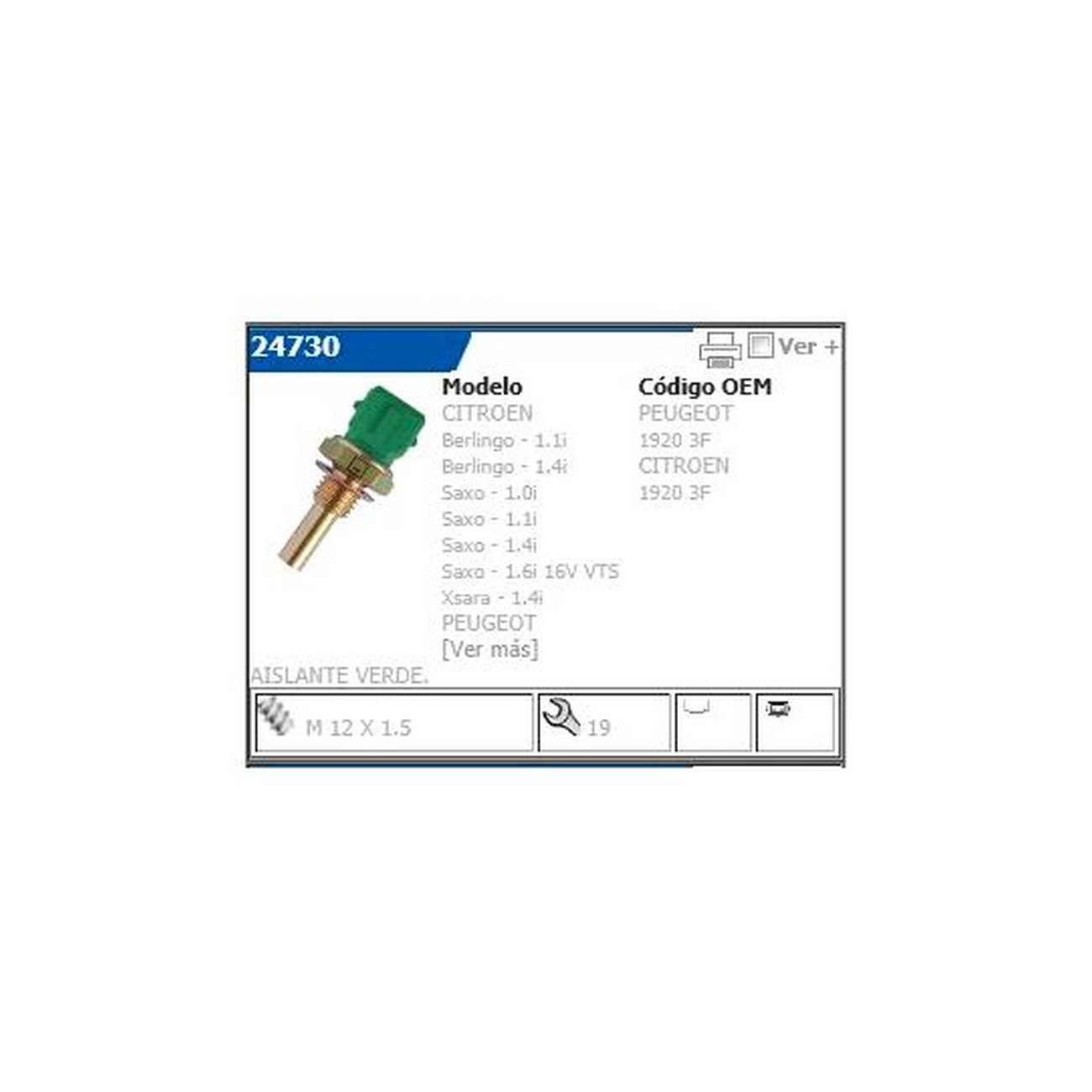 Sensor Temperatura De Agua Alfa Romeo 145 1.8 I.e. 16v T.s.
