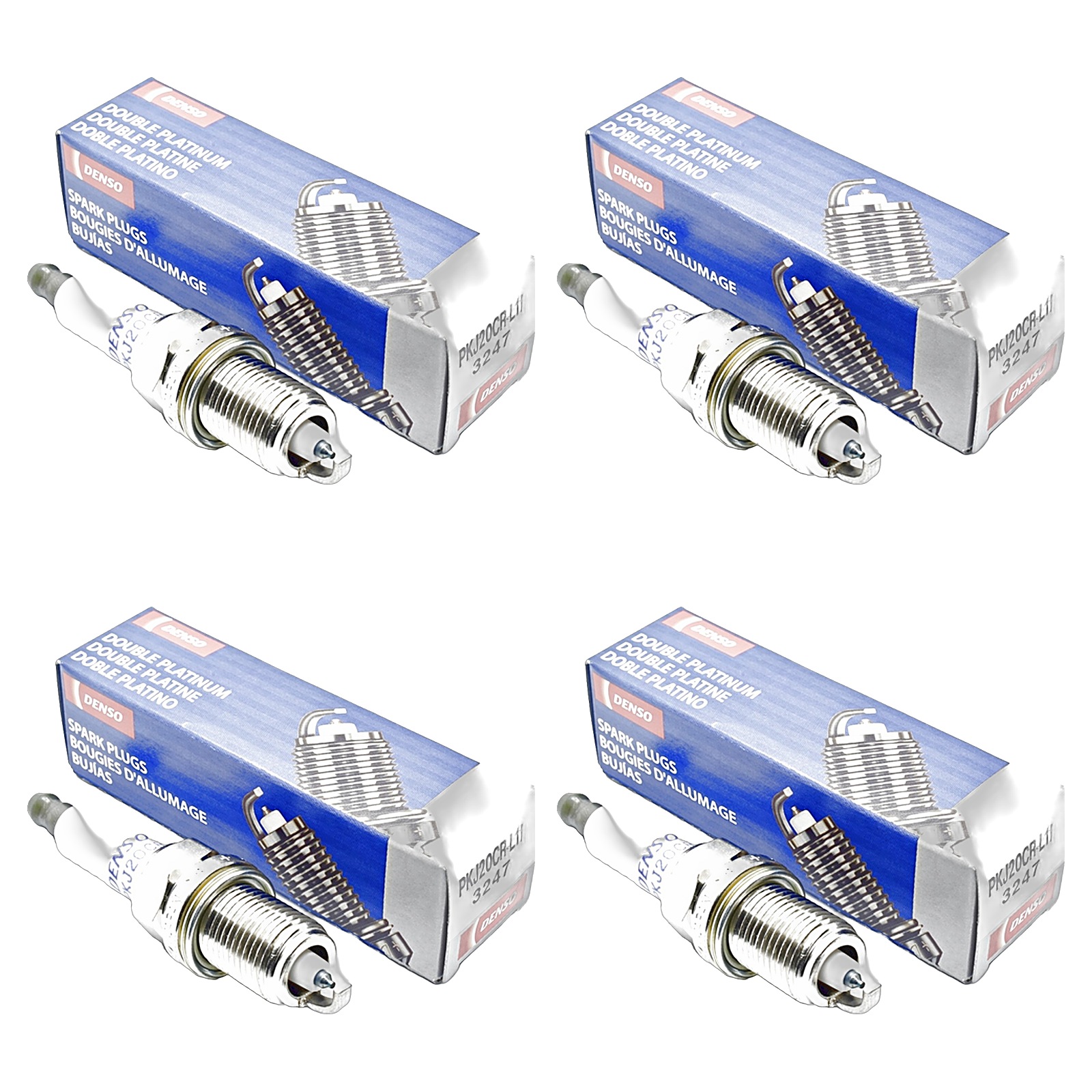 Kit Bujias Denso Doble Platino Honda Accord 2.2 Prelude 2.2 16v 2.3 16v