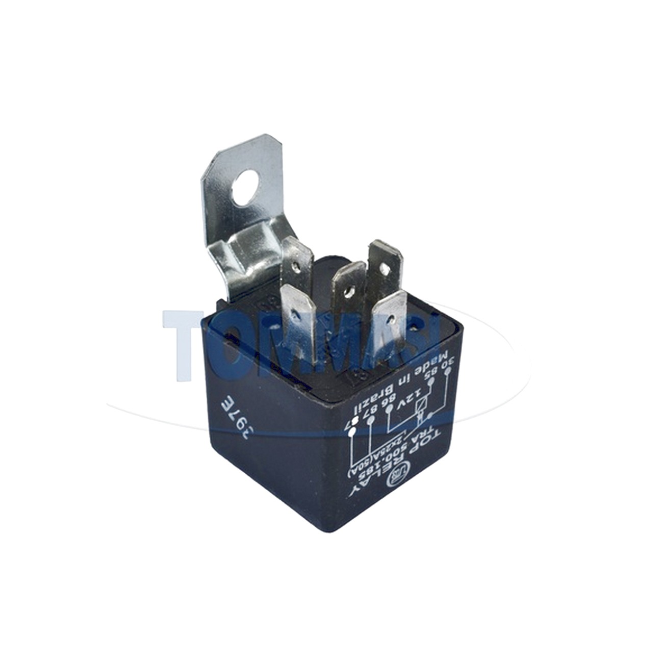 Rele Universal Para Auto Y Camioneta 12v 5 Terminales Con Soporte Top Relay