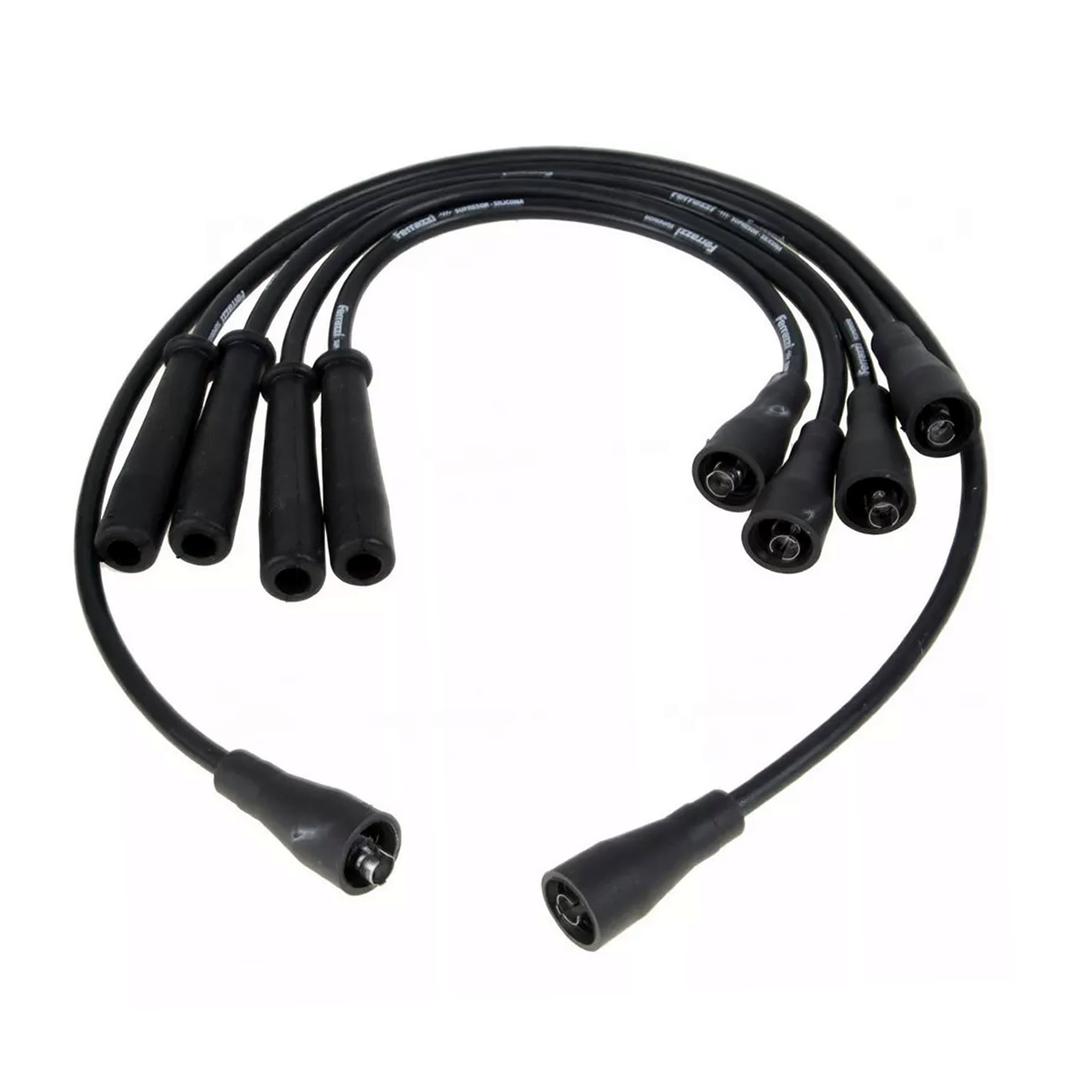 Cable Bujia Silicona Fiat 147 1.0 1.3 Fiorino Negro