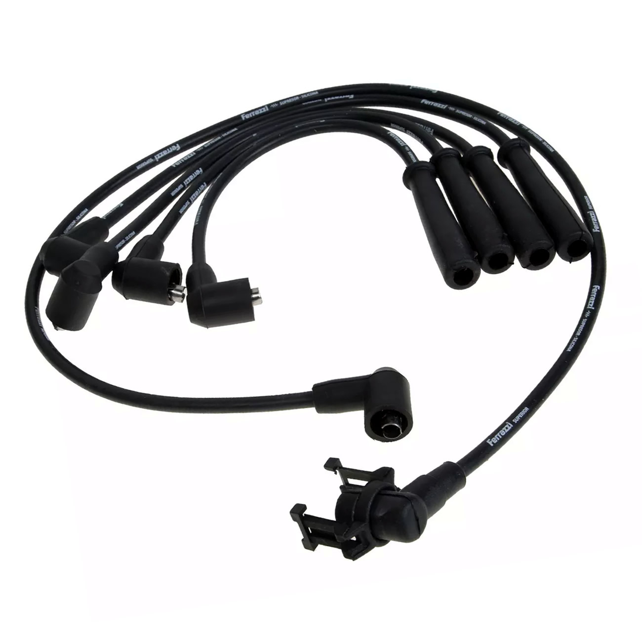 Cable Bujia Silicona Renault 9 11 12 19 Clio 1.4 1.6 Negro