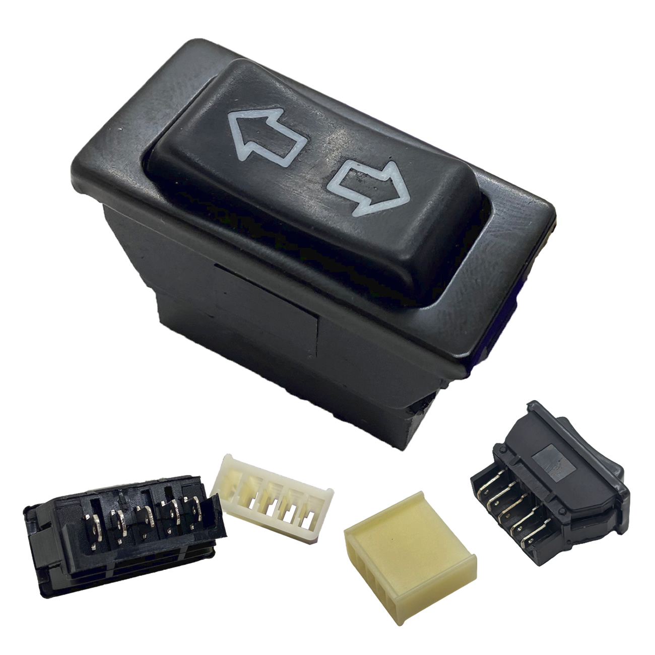 Tecla De Levanta Vidrios Renault Fuego Sin Iluminacion